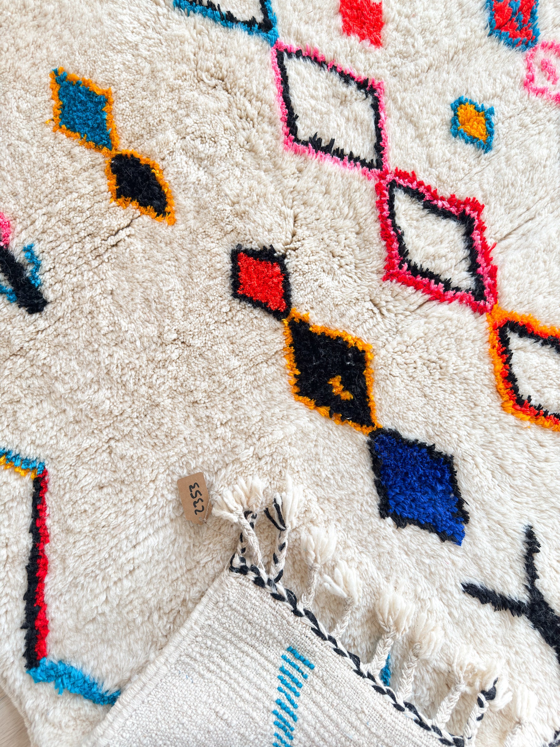 Bunter Berberteppich 151 x 235 cm - Nr. 2353