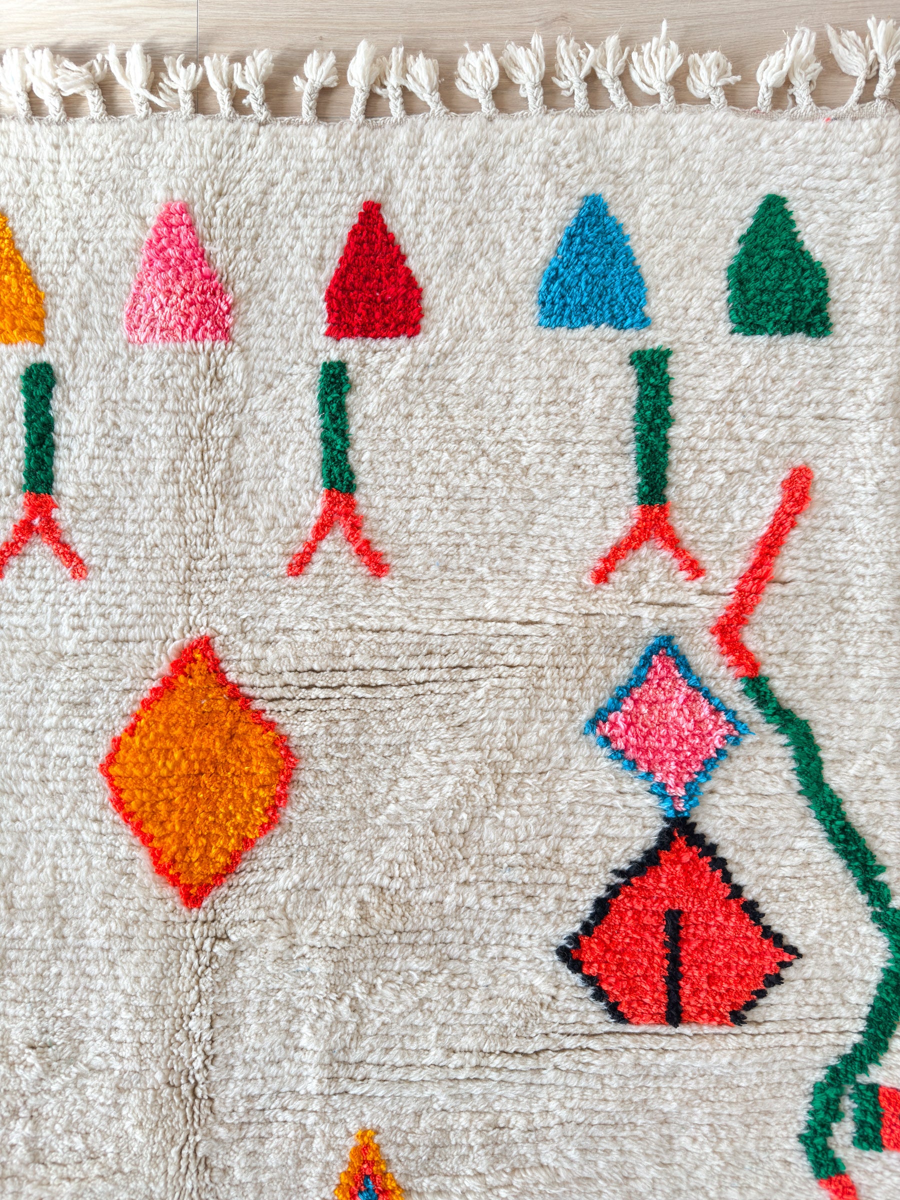 Bunter Berberteppich 150 x 223 cm - Nr. 2379