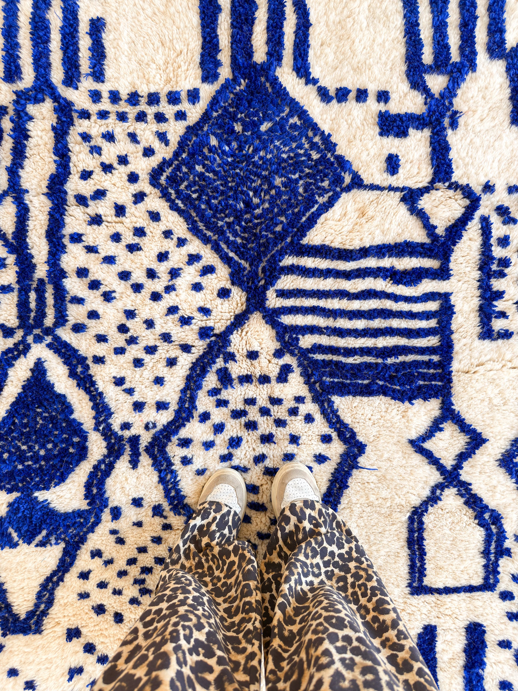 Tapis berbère coloré 144 x 235 cm - n°2431