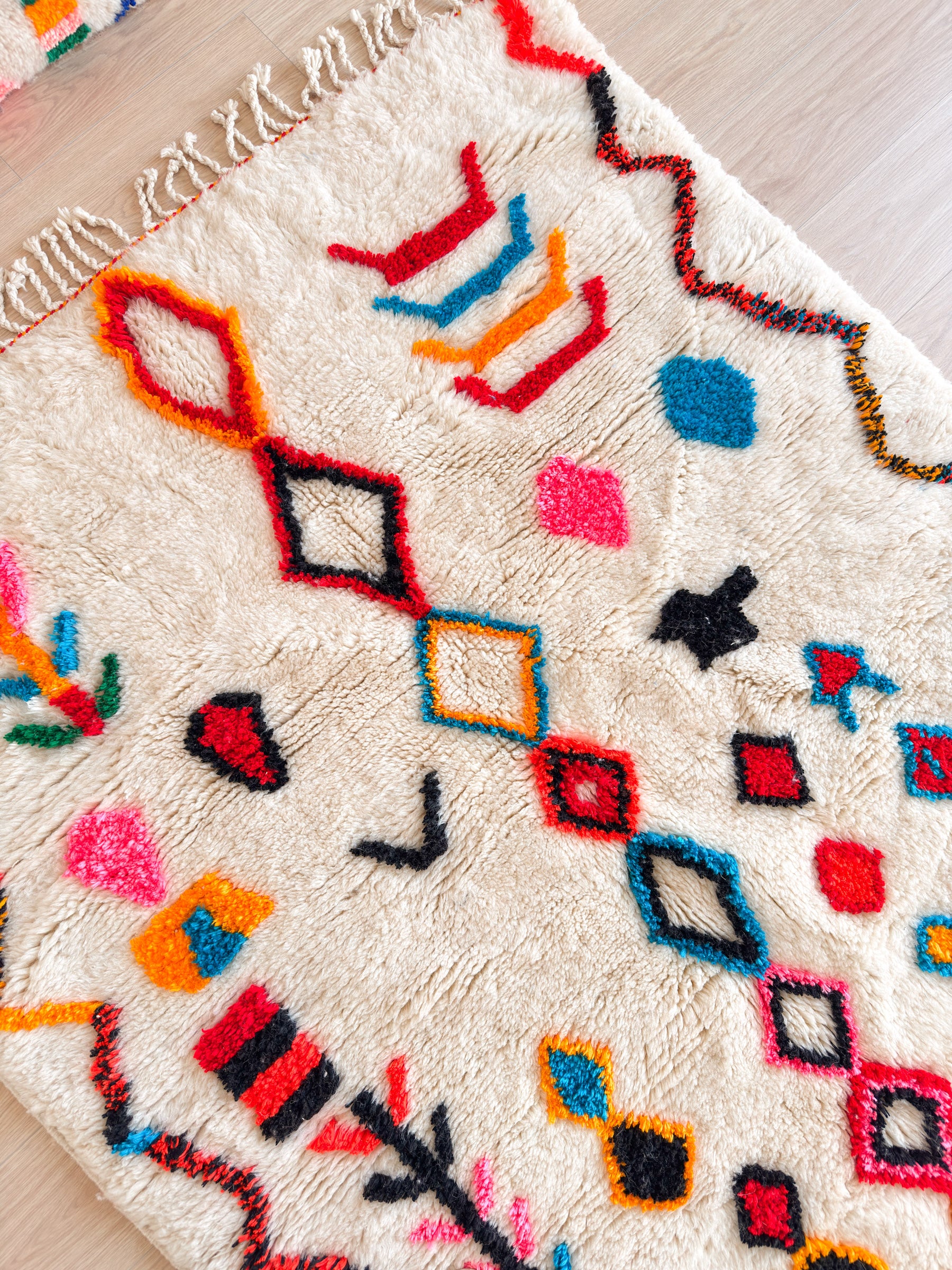 Tapis berbère coloré 150 x 217 cm - n°2442