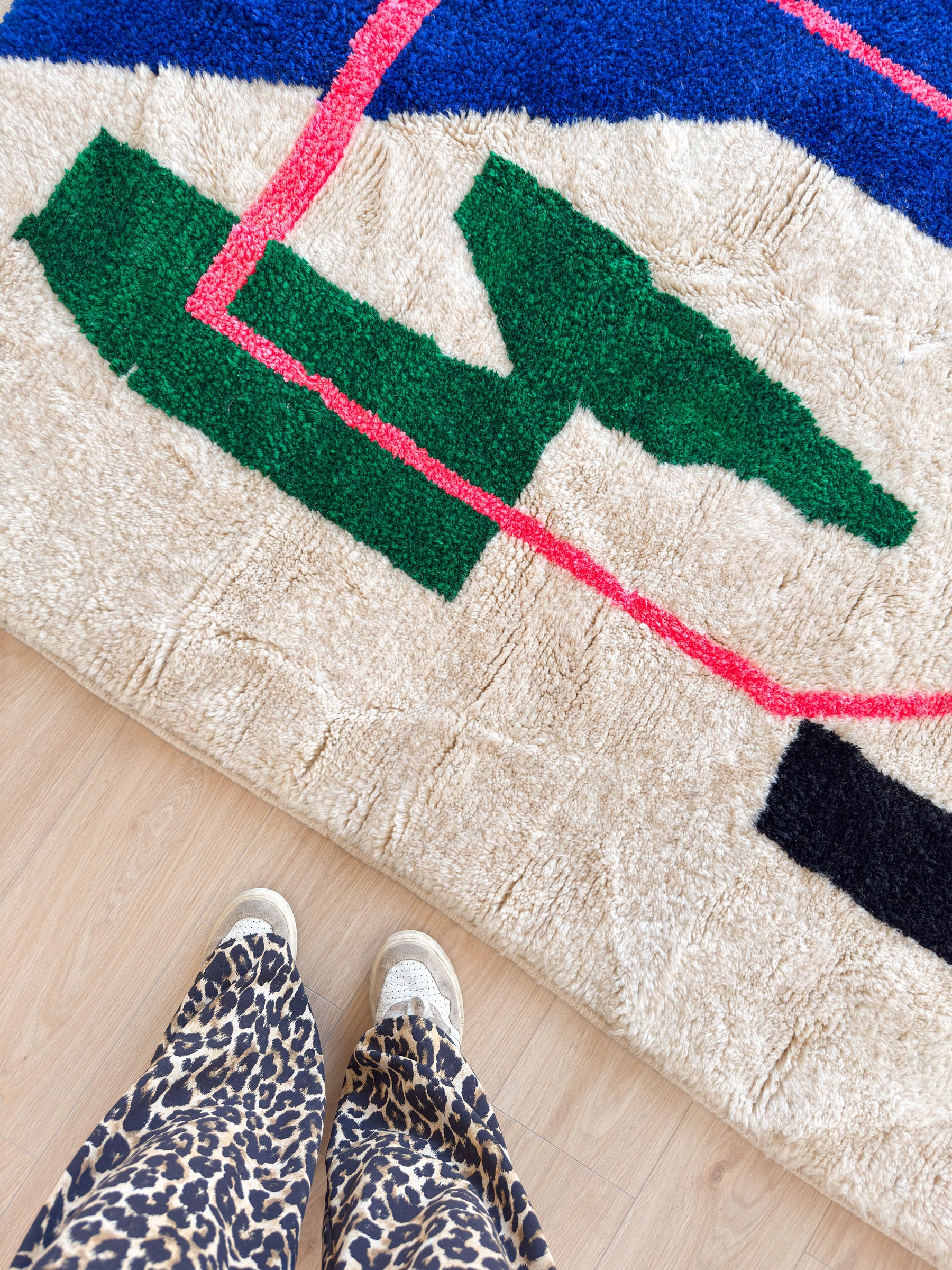 Tapis berbère coloré 156 x 220 cm - n°2448