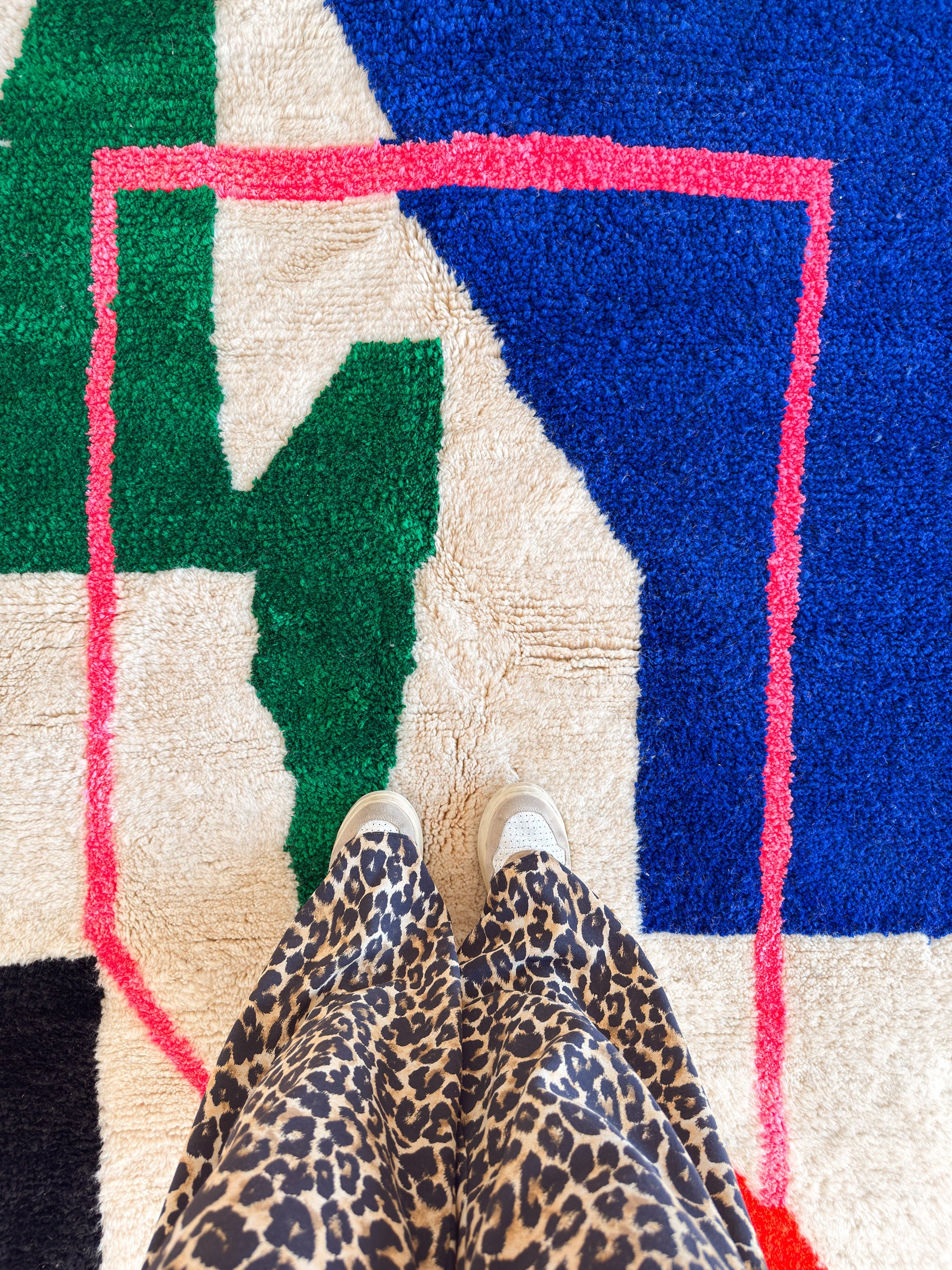 Tapis berbère coloré 156 x 220 cm - n°2448