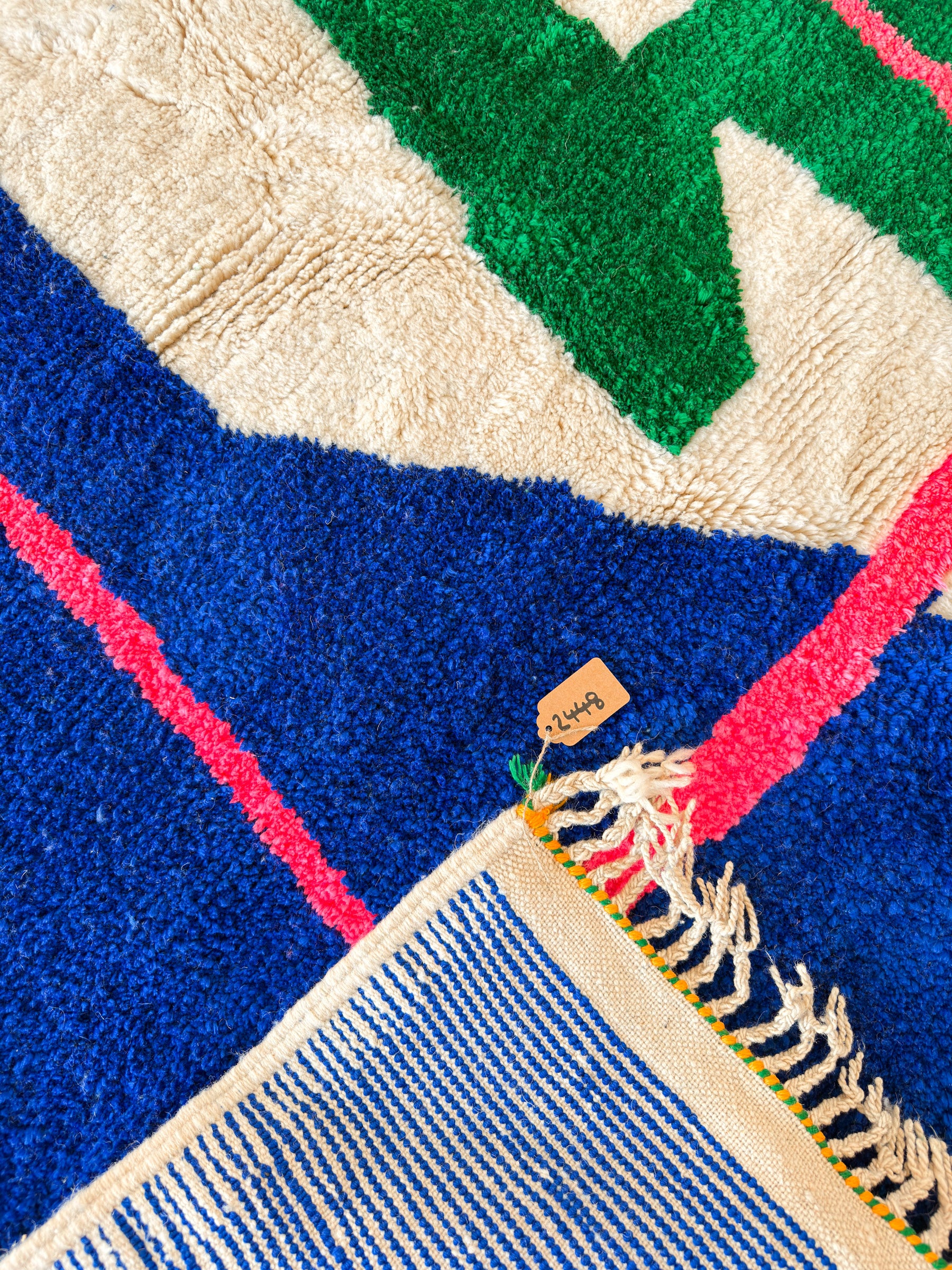 Tapis berbère coloré 156 x 220 cm - n°2448