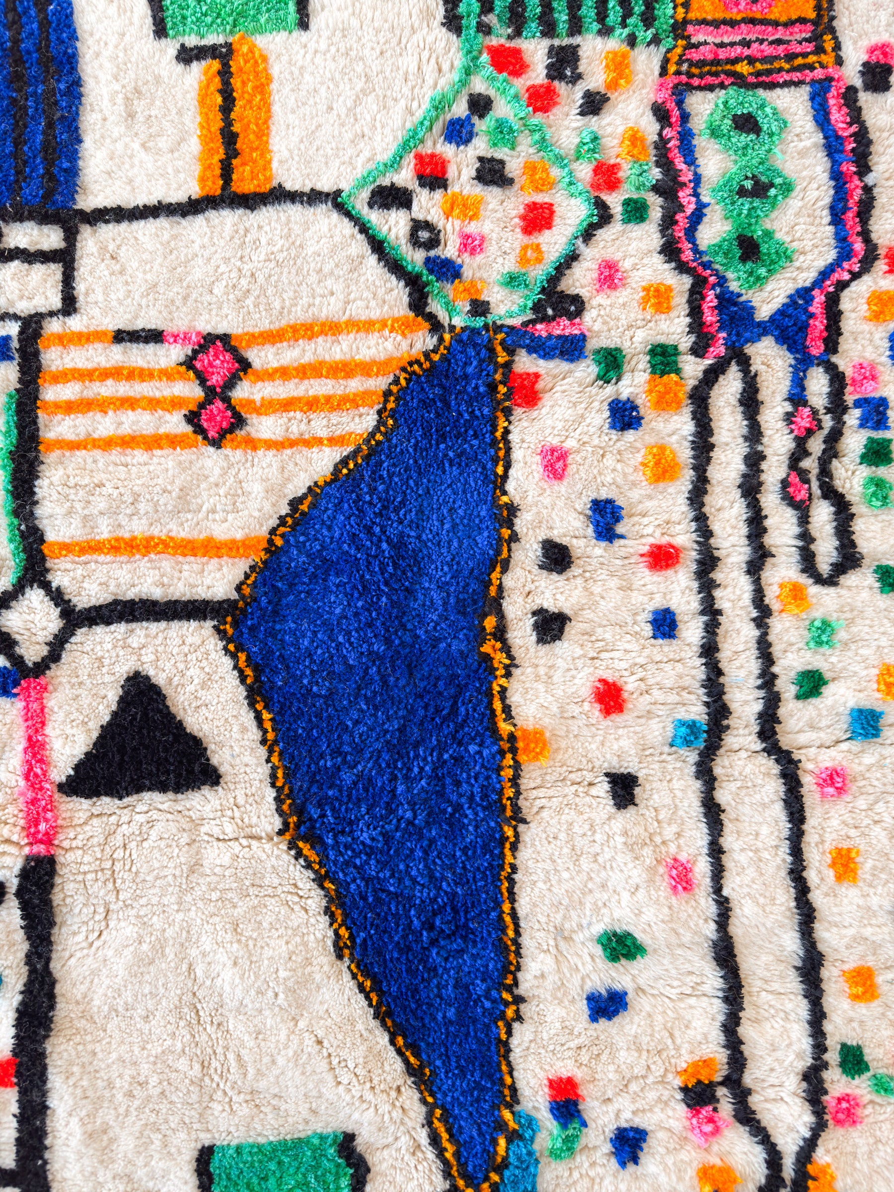 Tapis berbère coloré 148 x 229 cm - n°2410