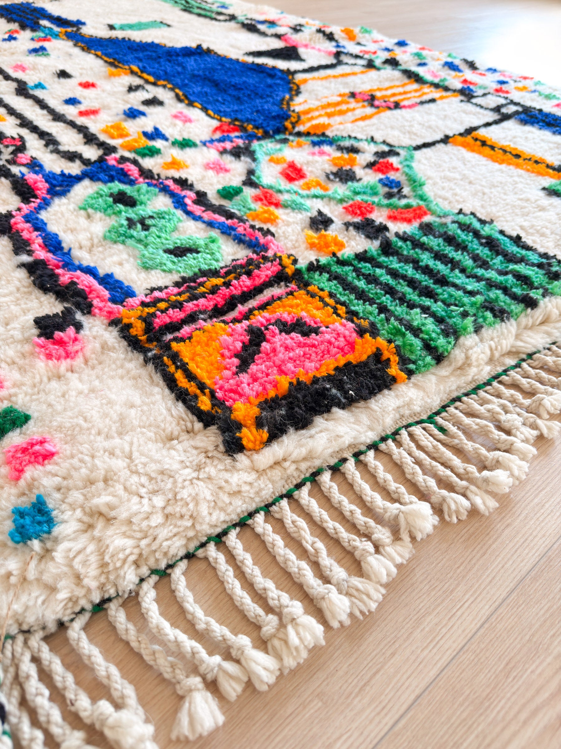 Tapis berbère coloré 148 x 229 cm - n°2410