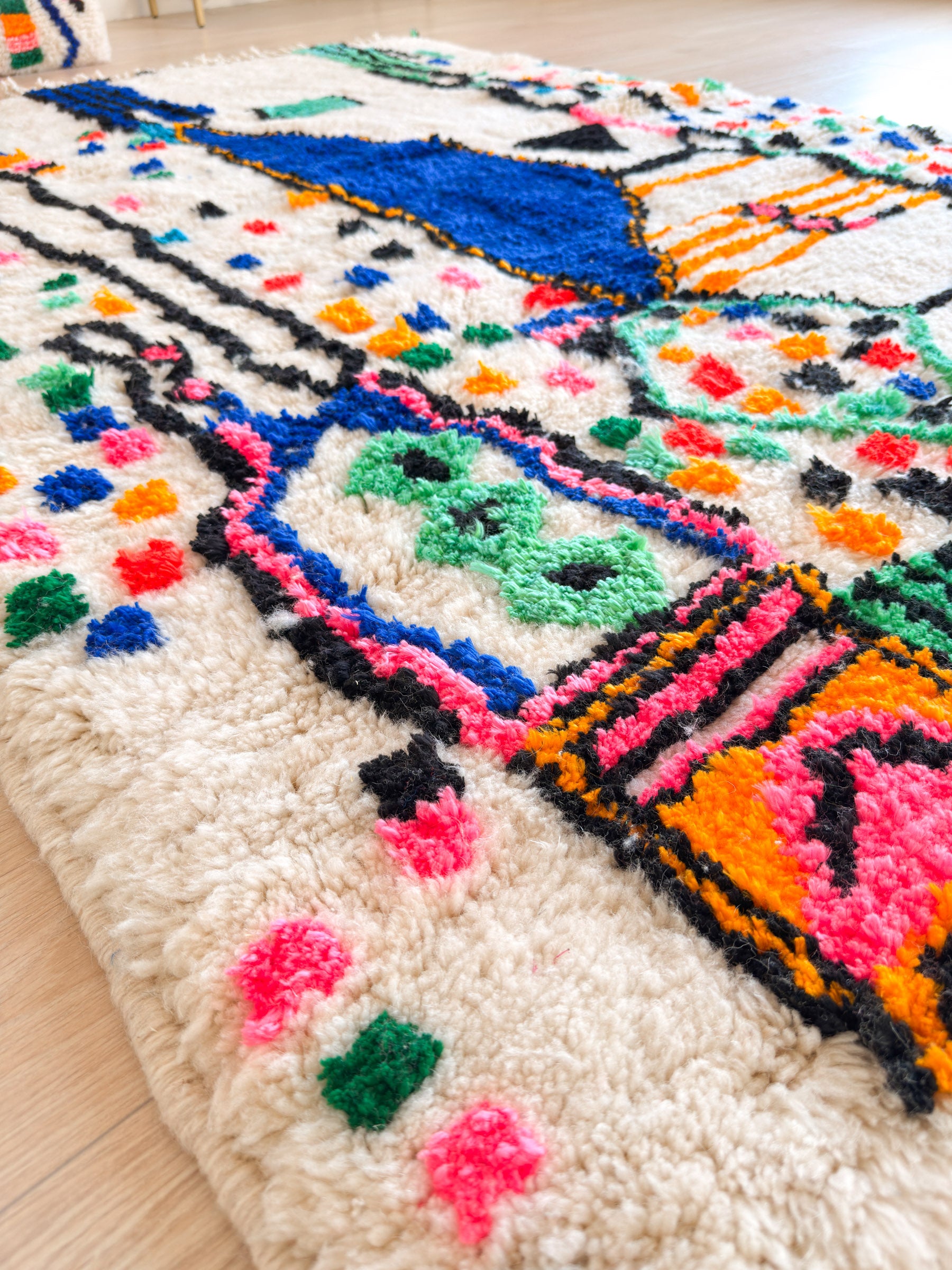 Tapis berbère coloré 148 x 229 cm - n°2410