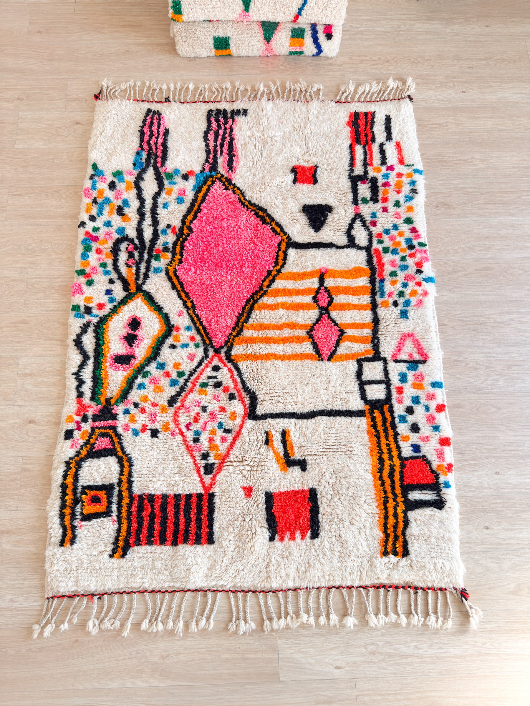 Tapis berbère coloré 148 x 225 cm - n°2415