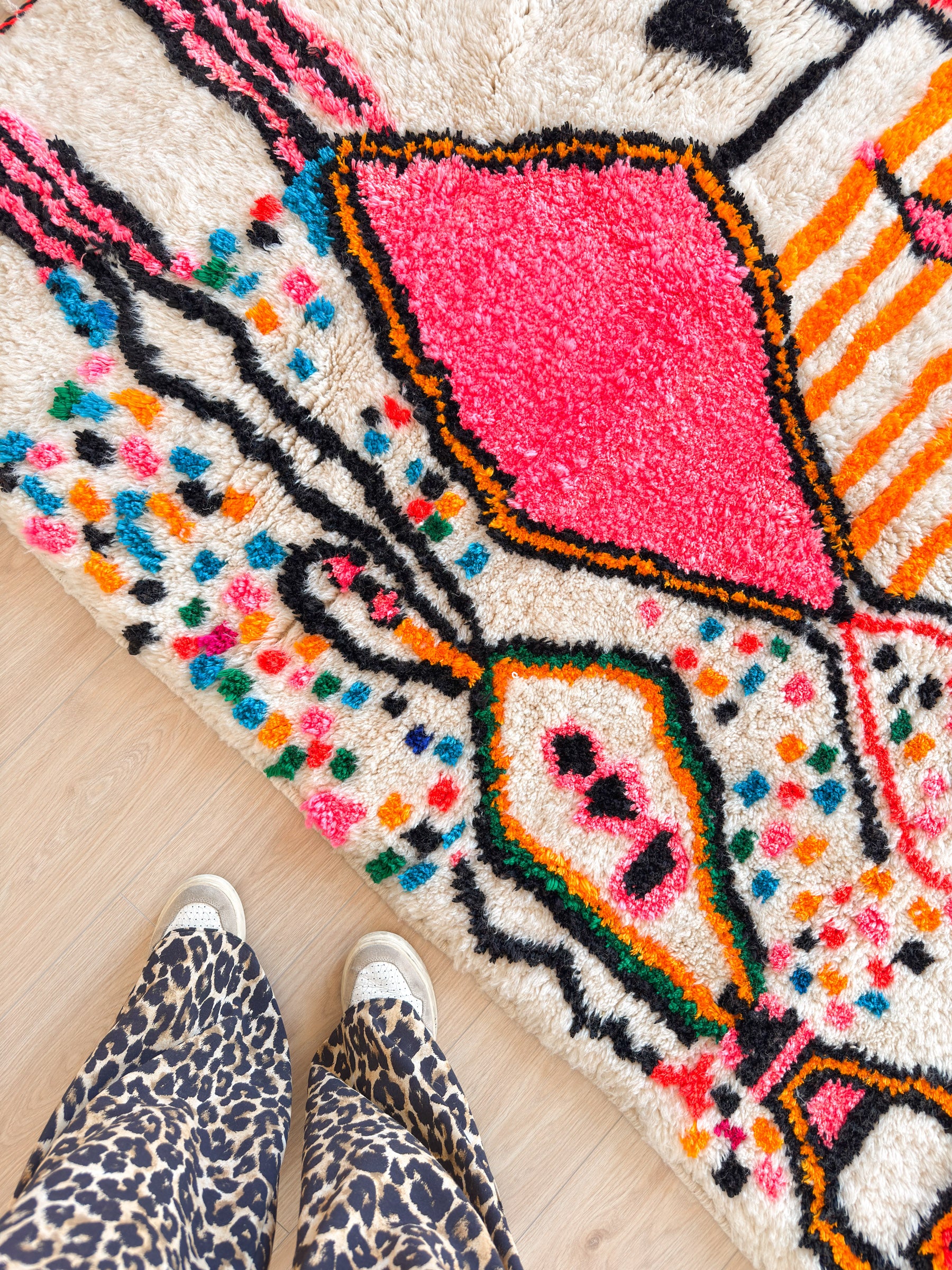 Tapis berbère coloré 148 x 225 cm - n°2415