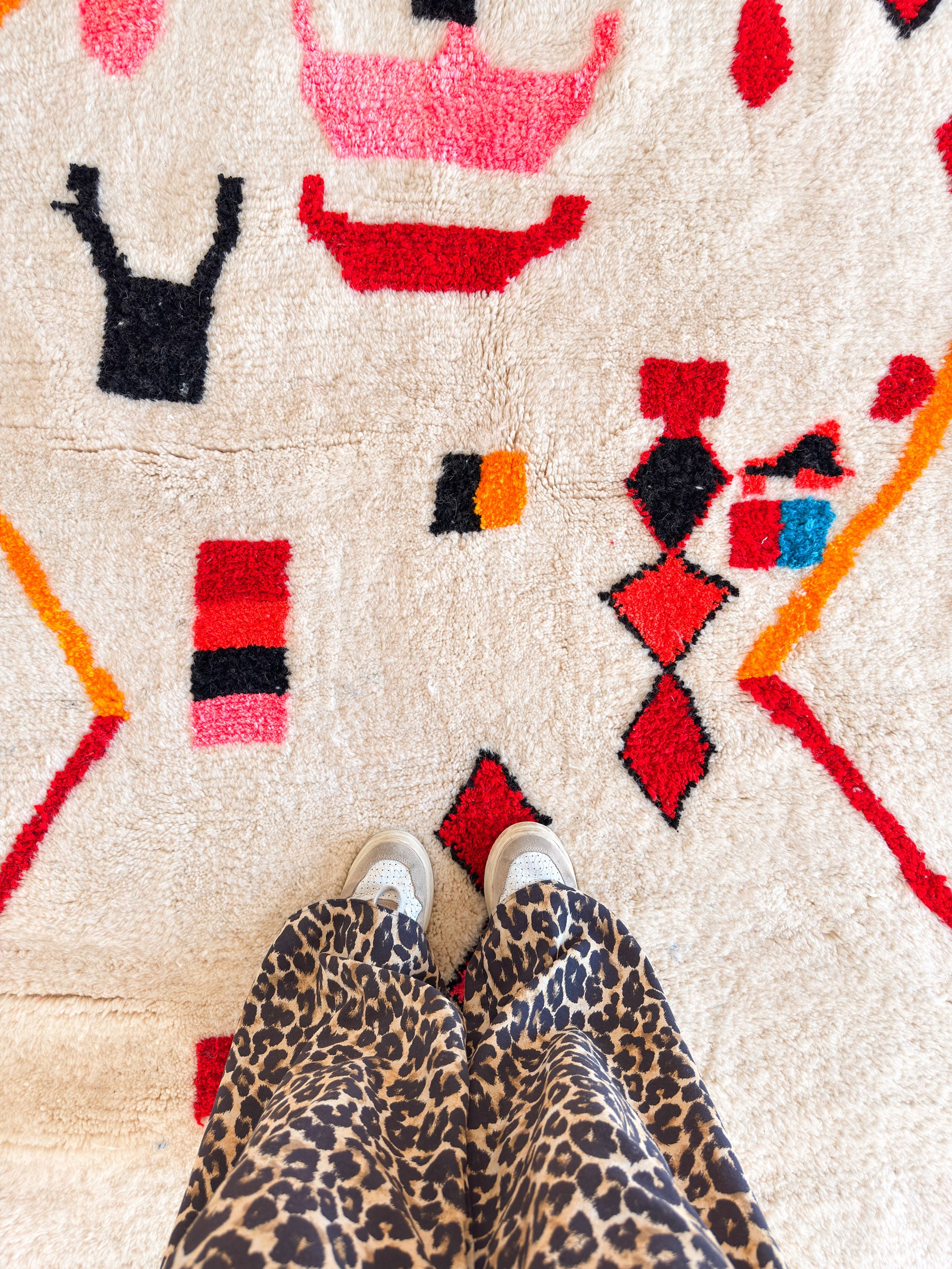 Tapis berbère coloré 149 x 261 cm - n°2421