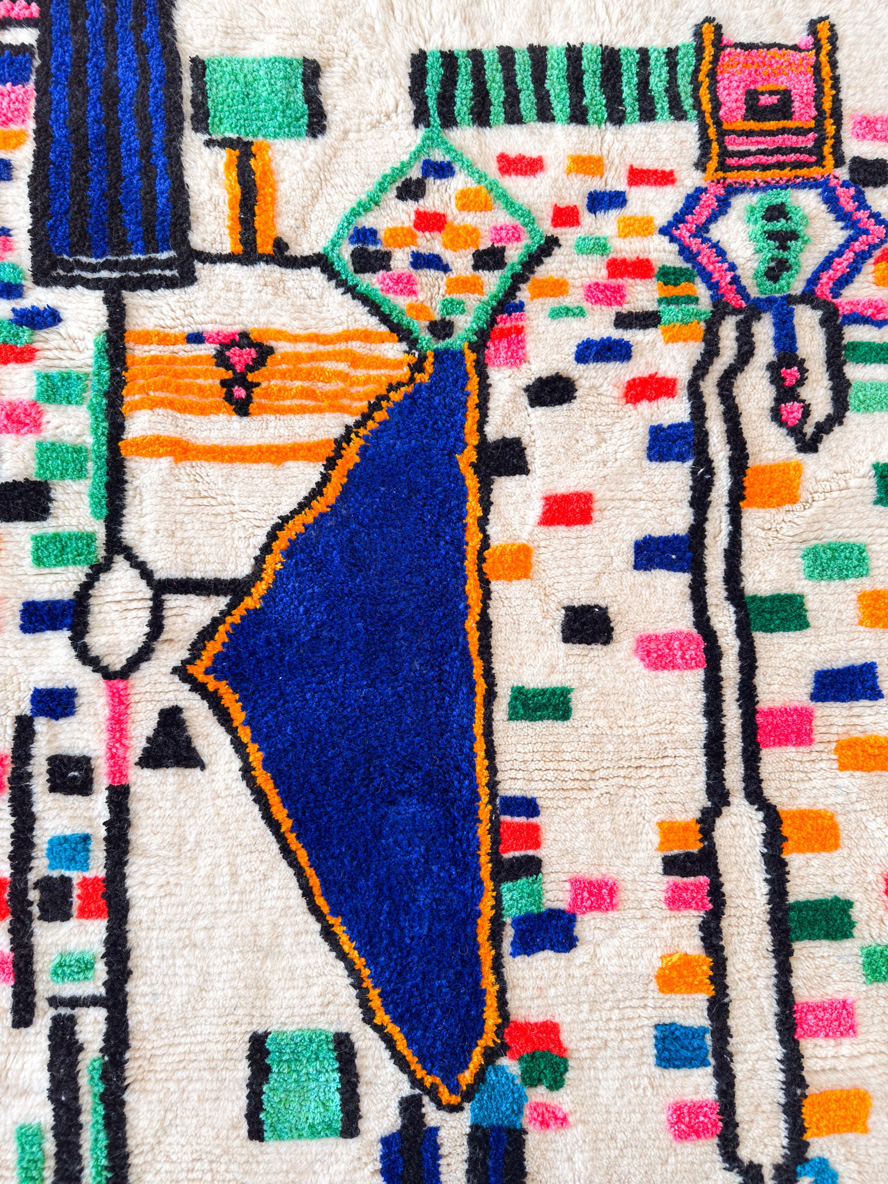 Tapis berbère coloré 148 x 214 cm - n°2349