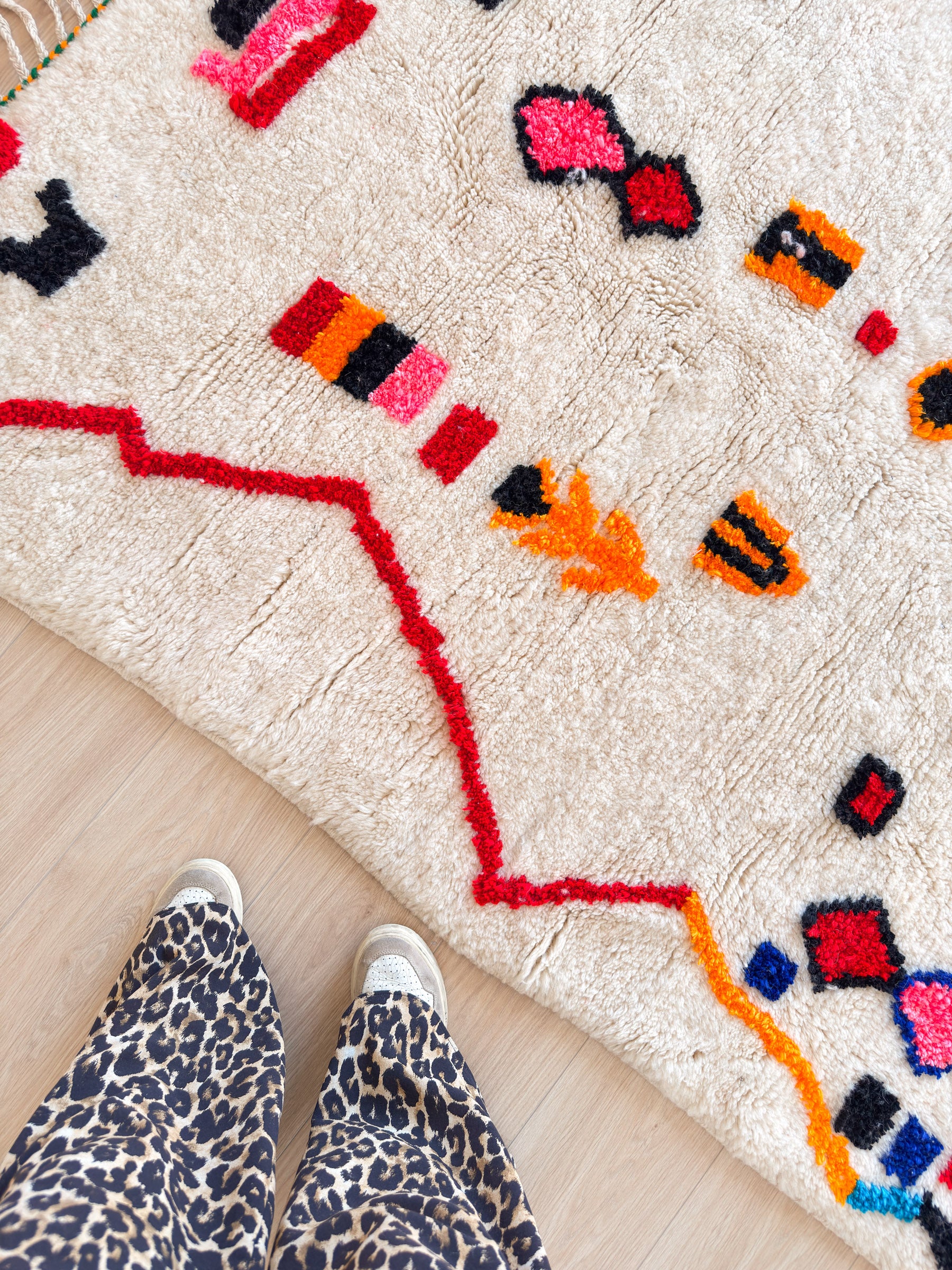 Tapis berbère coloré 147 x 217 cm - n°2443