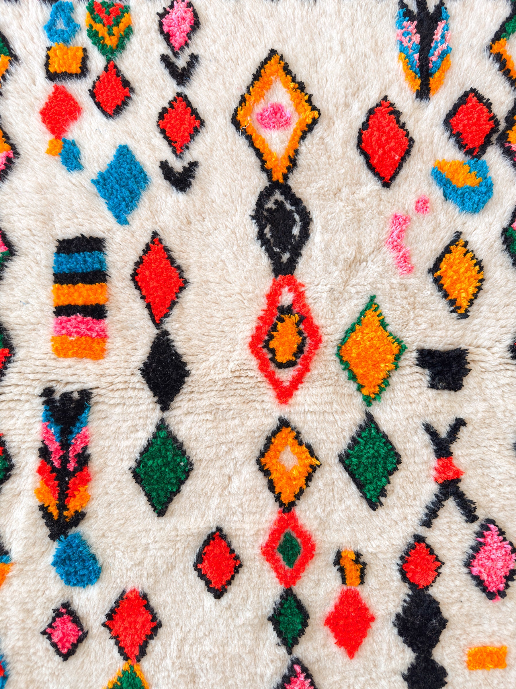 Tapis berbère coloré 104 x 170 cm - n°2444