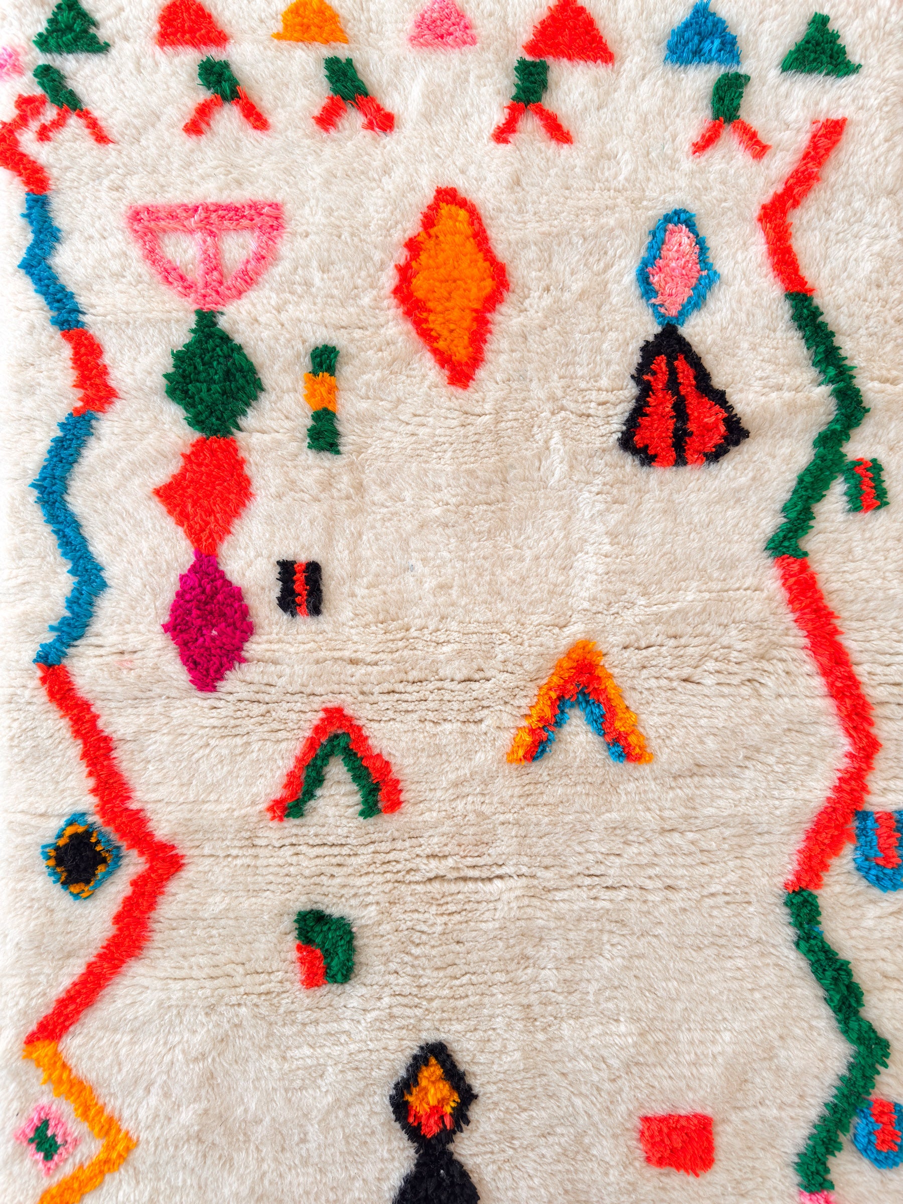 Tapis berbère coloré 99 x 169 cm - n°2464