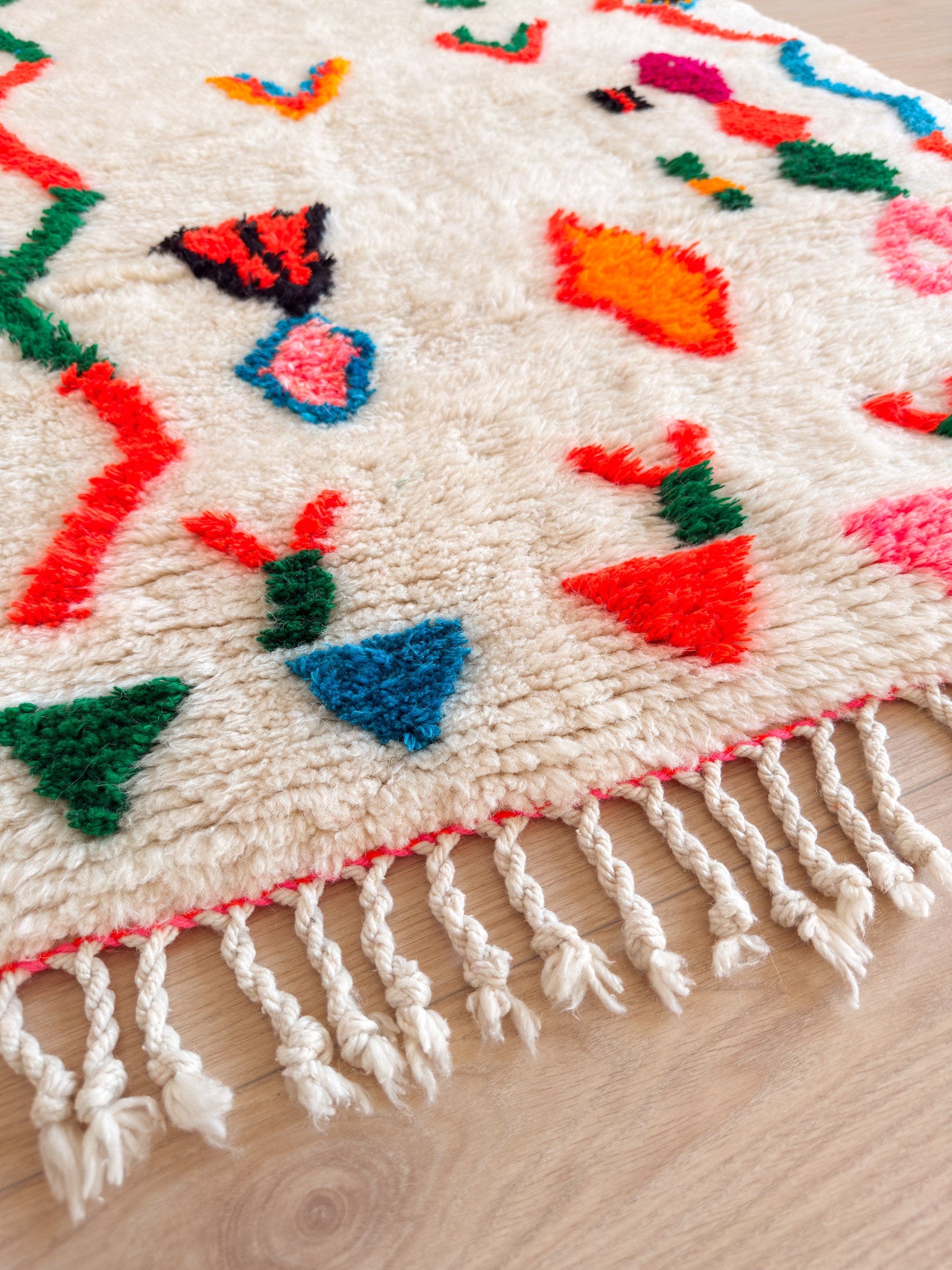 Tapis berbère coloré 99 x 169 cm - n°2464