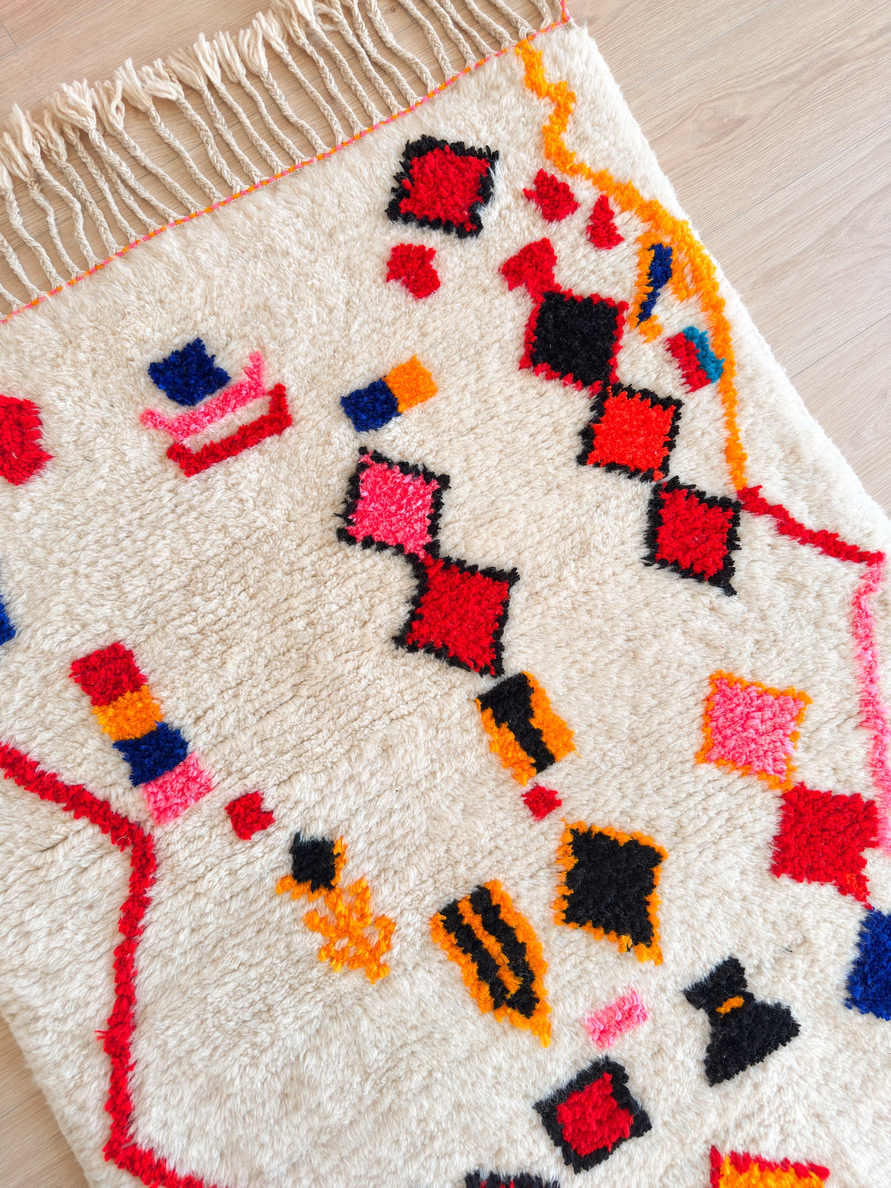 Tapis berbère coloré 110 x 199 cm - n°2462