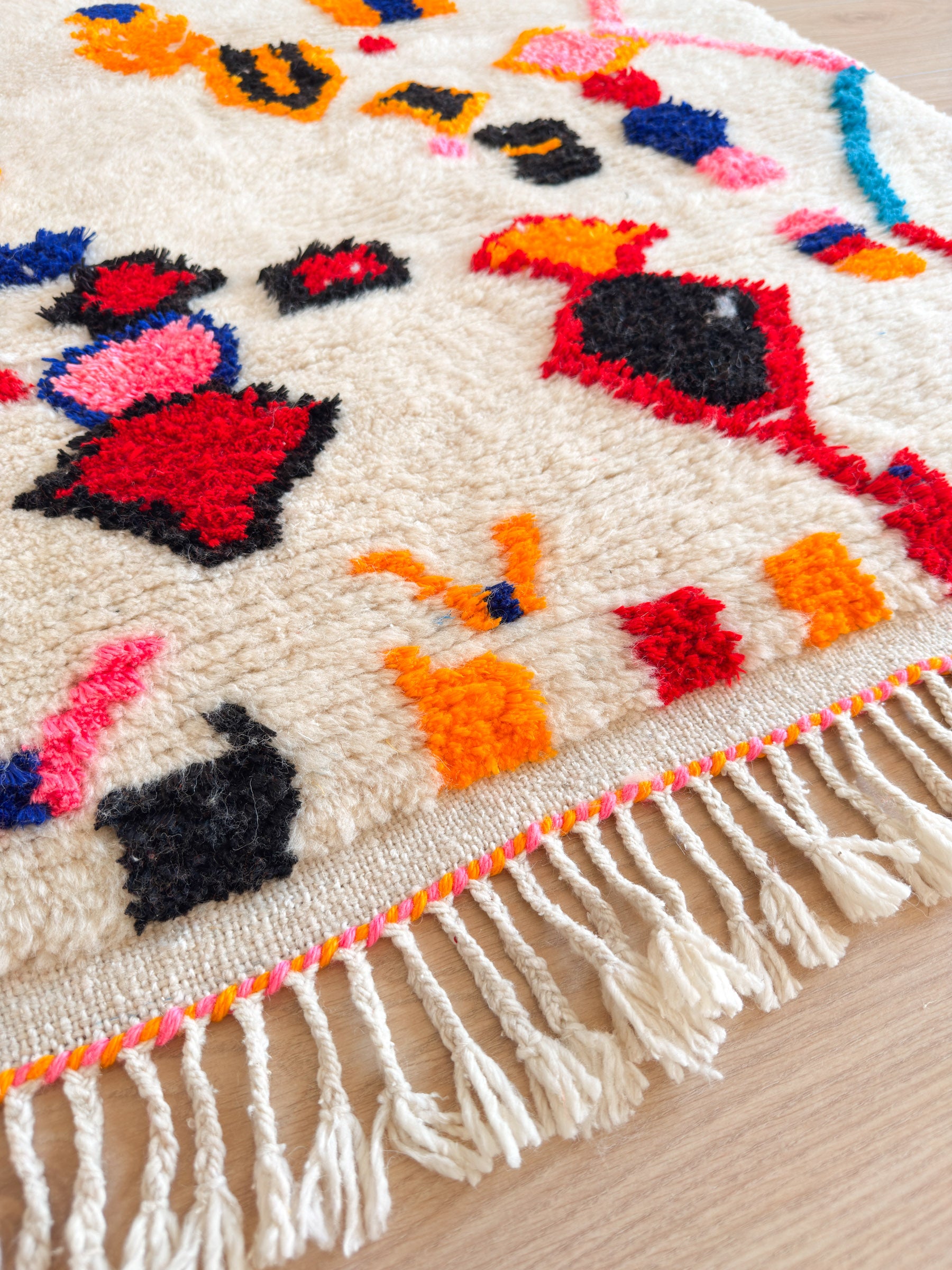 Tapis berbère coloré 100 x 169 cm - n°2465