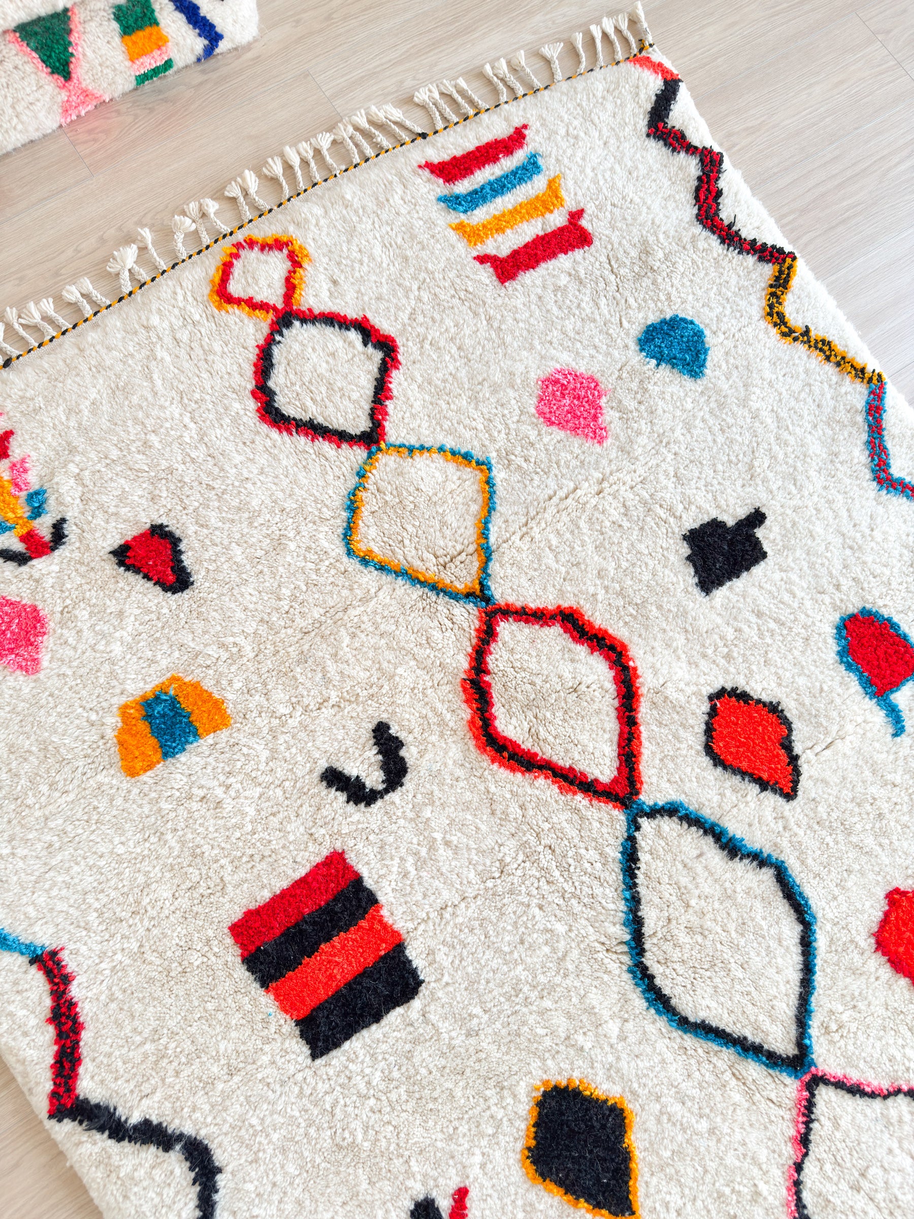 Tapis berbère coloré 154 x 274 cm - n°2420