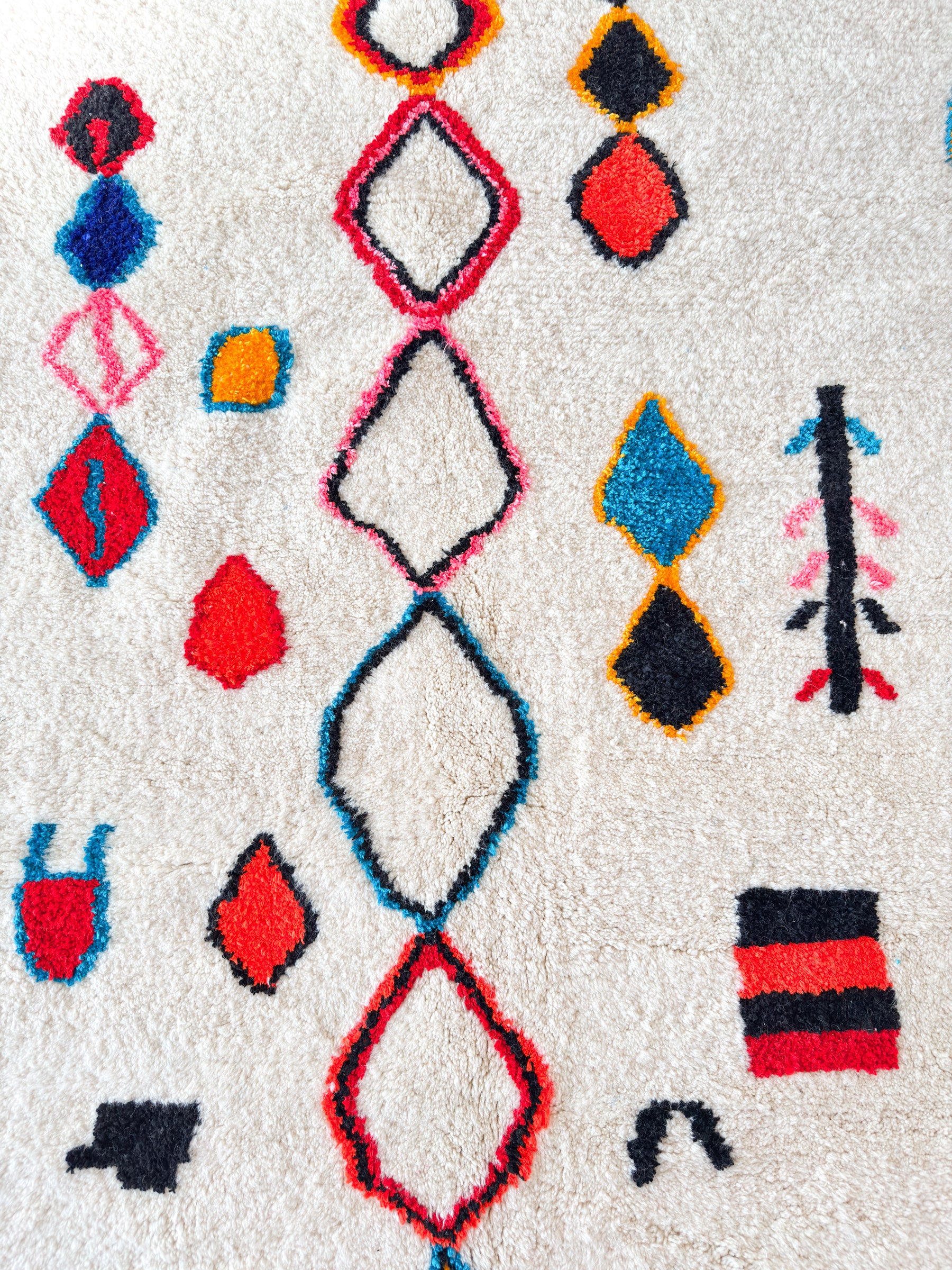 Tapis berbère coloré 154 x 274 cm - n°2420