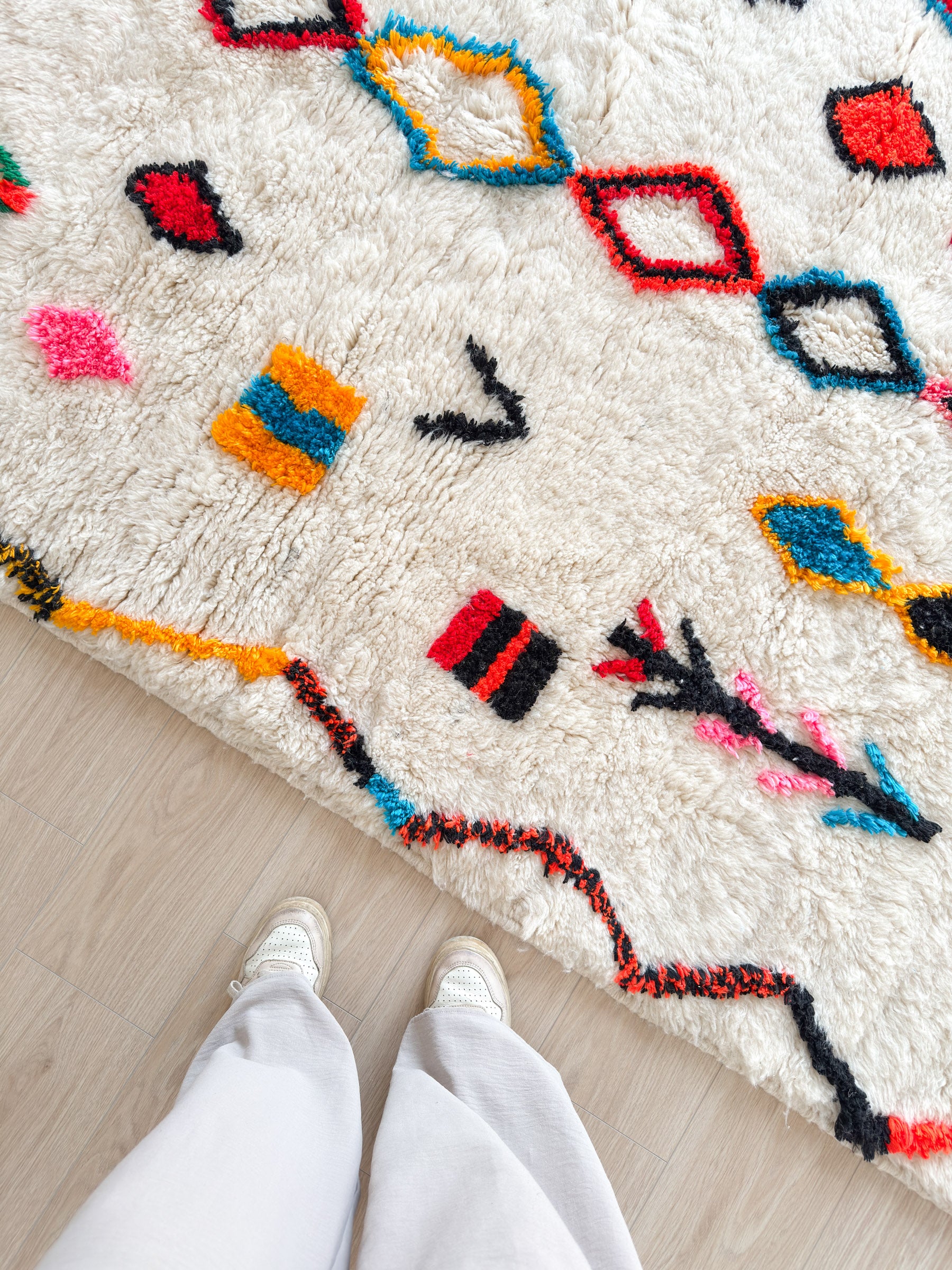 Tapis berbère coloré 170 x 297 cm - n°2434