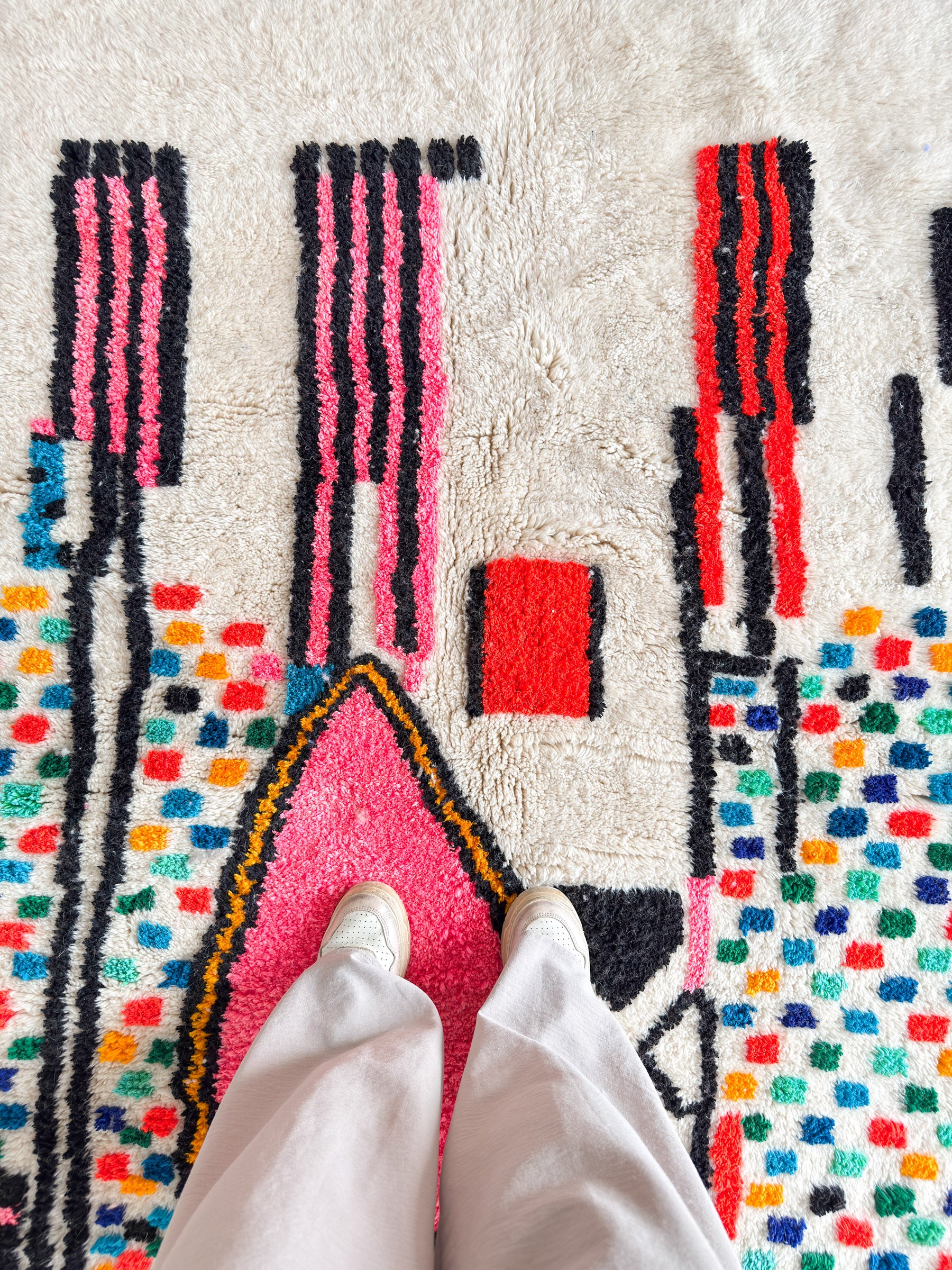 Tapis berbère coloré 150 x 270 cm - n°2281