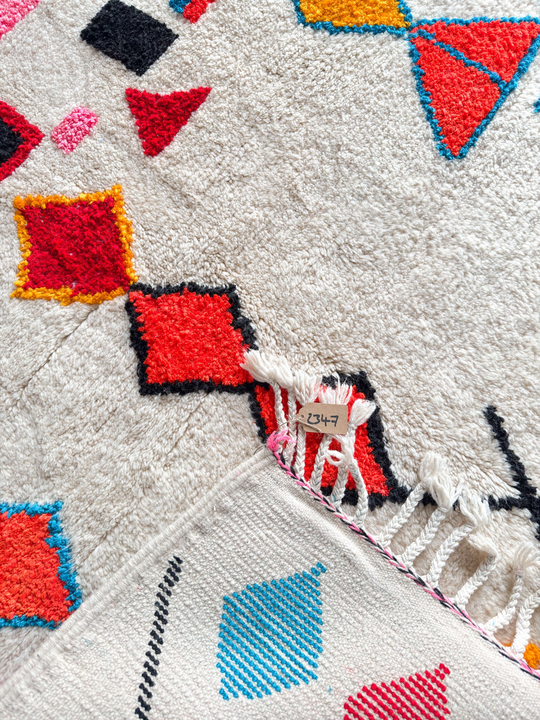 Tapis berbère coloré 155 x 238 cm - n°2347