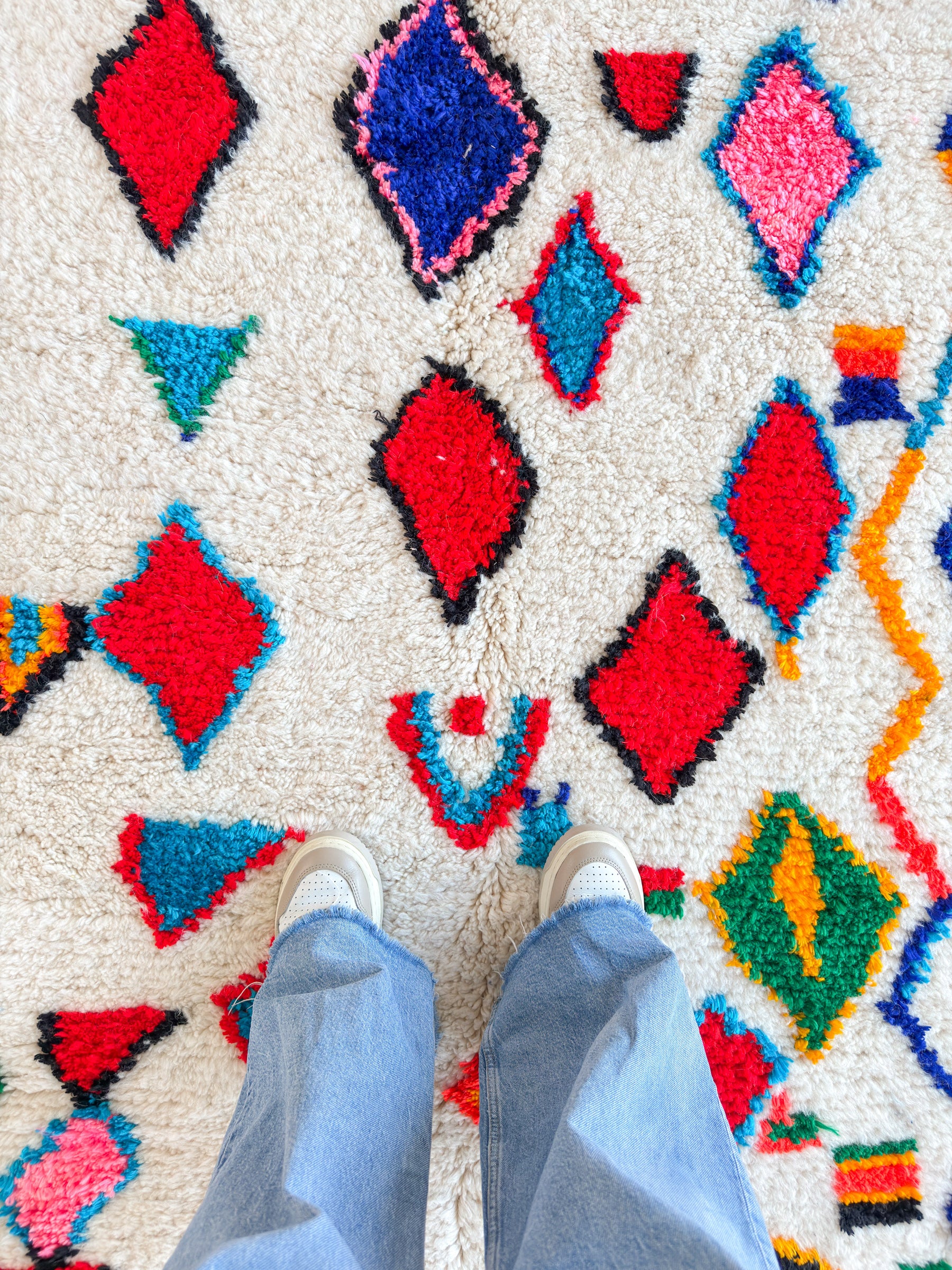 Tapis berbère coloré 147 x 255 cm - n°2004