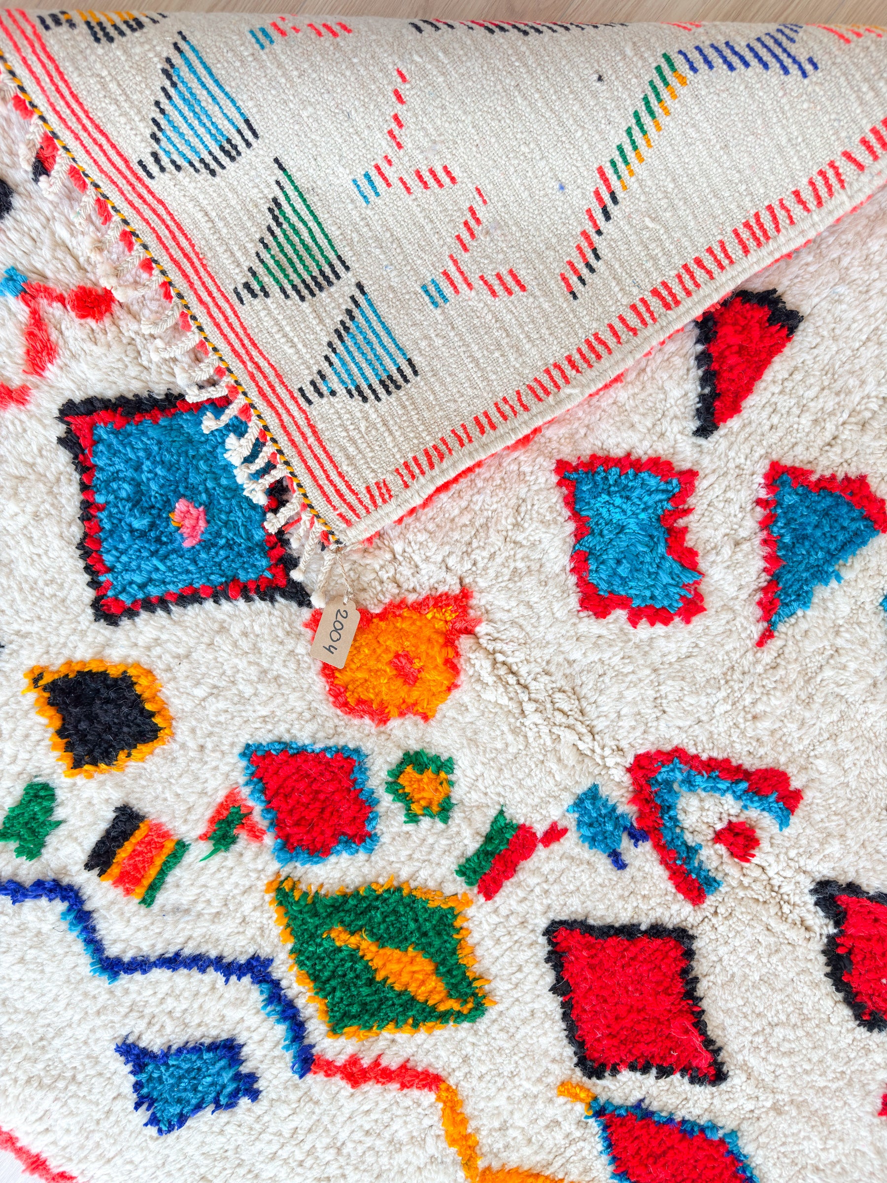 Tapis berbère coloré 147 x 255 cm - n°2004