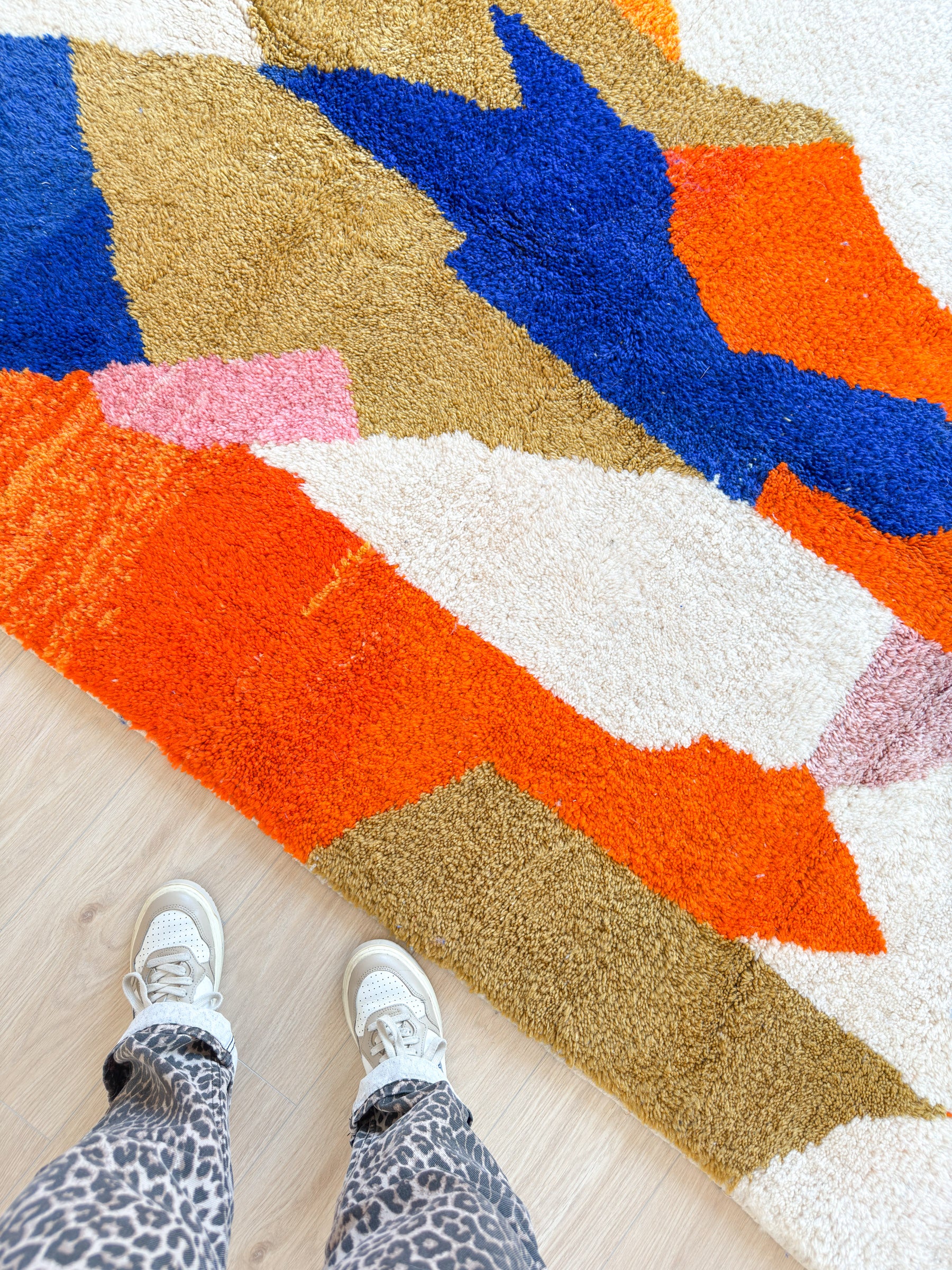 Tapis berbère coloré 151 x 265 cm - n°2156