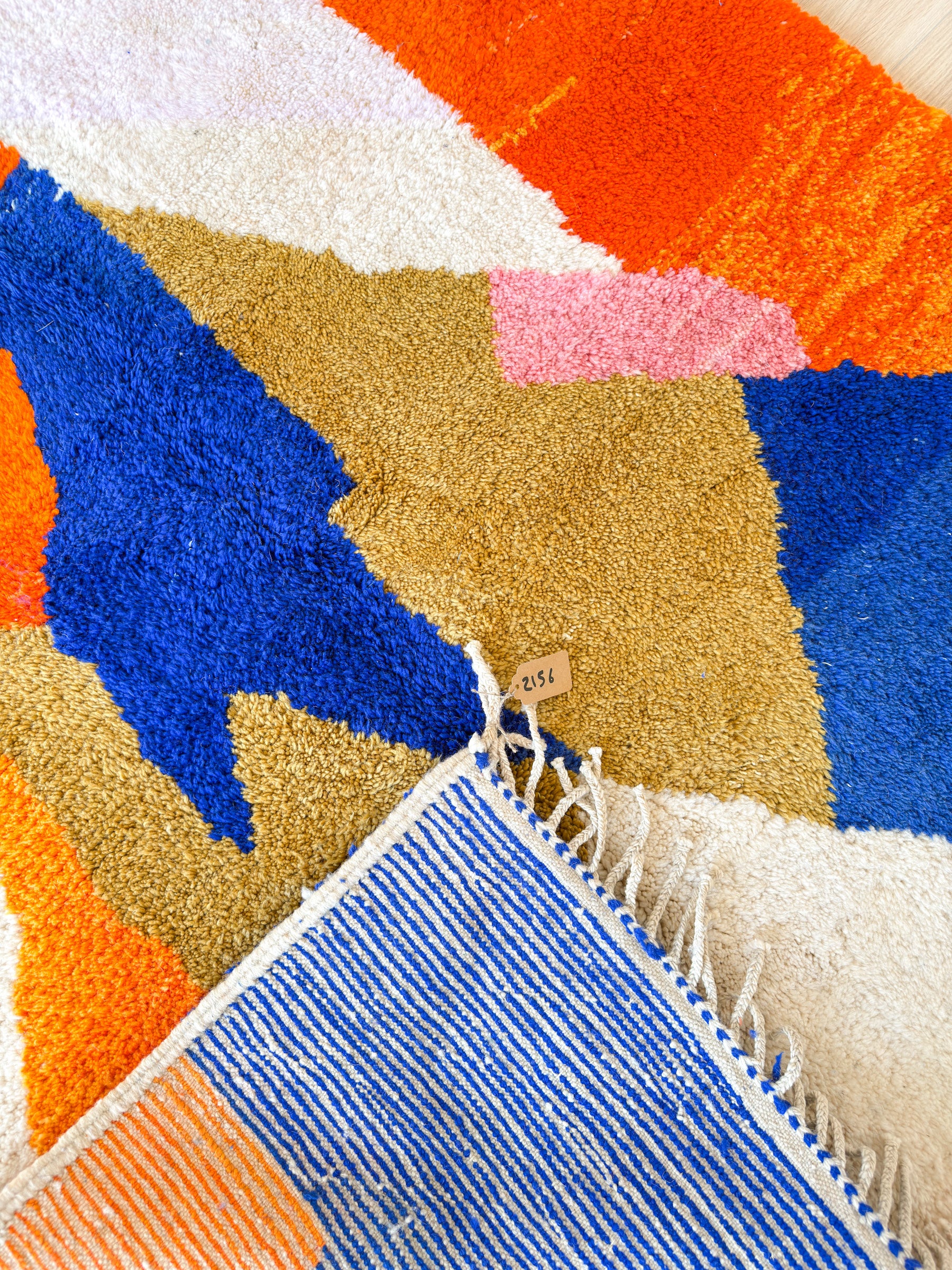 Tapis berbère coloré 151 x 265 cm - n°2156