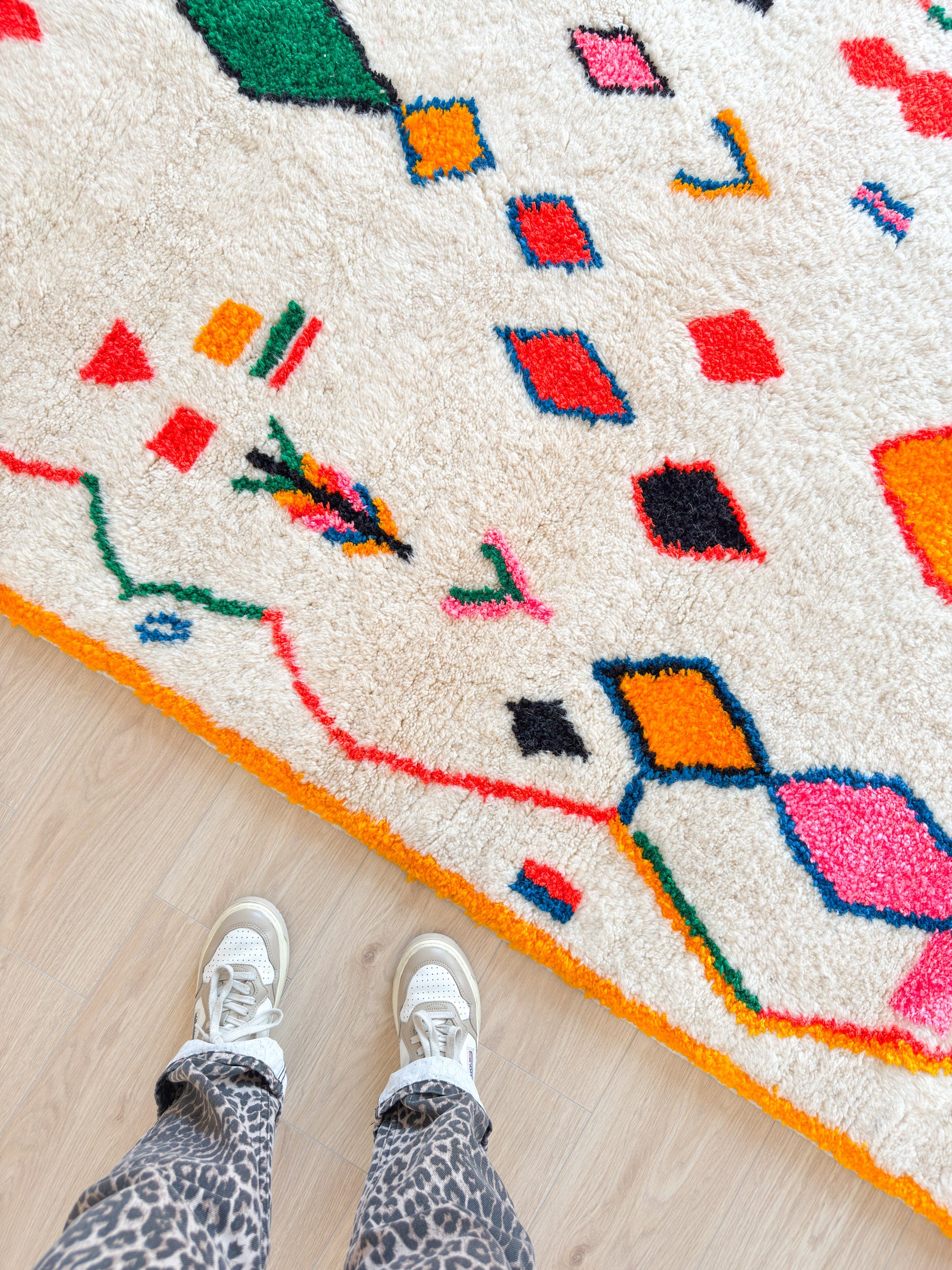 Tapis berbère coloré 158 x 279 cm - n°2160