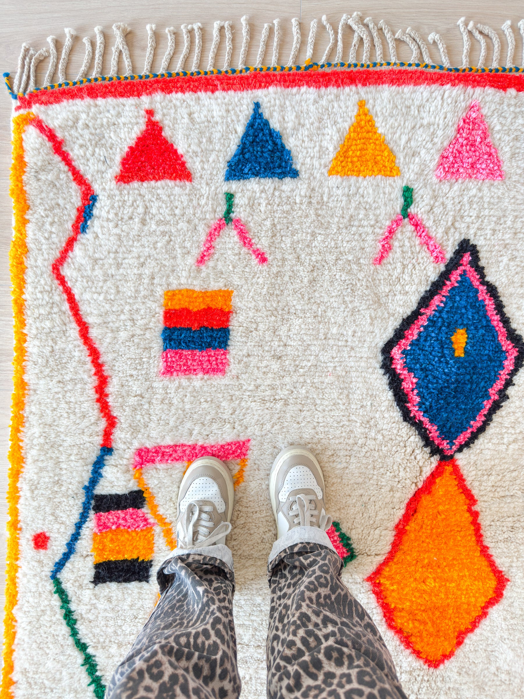 Tapis berbère coloré 158 x 279 cm - n°2160