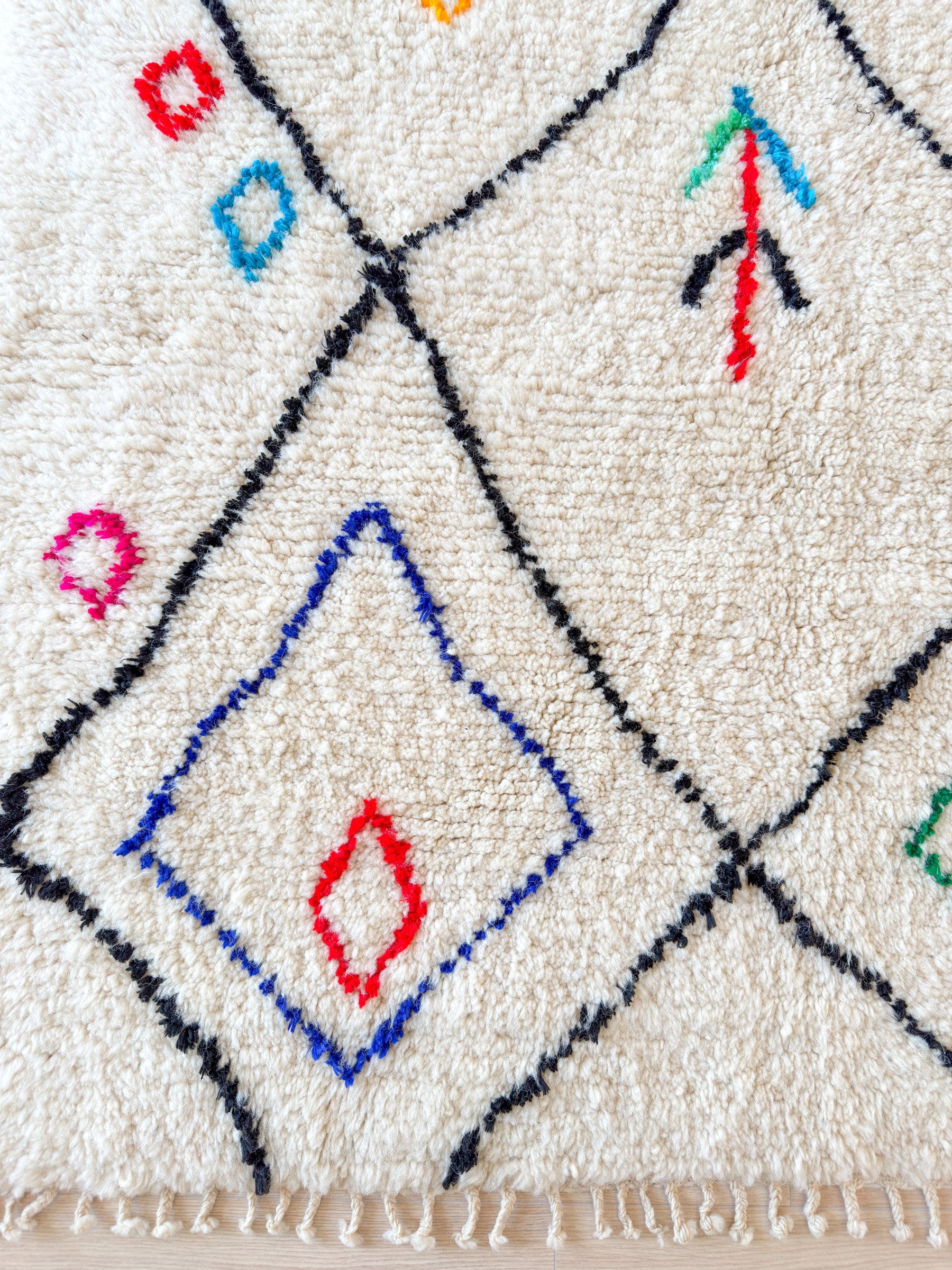 Colorful Berber rug 150 x 243 cm - no. 2128