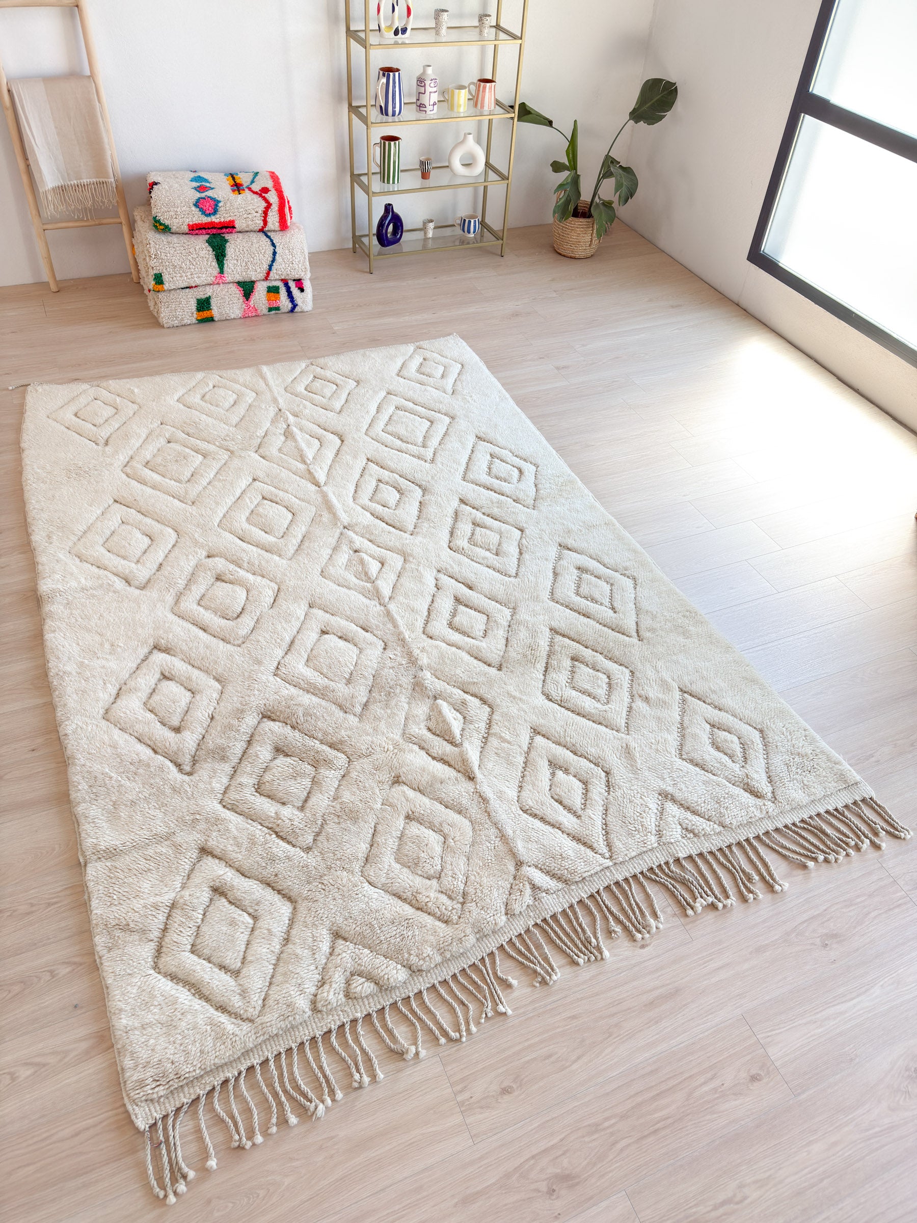 Luxurious Beni M'rirt Rug 202 x 303 cm / 6.6 x 9.9 ft - n°1150