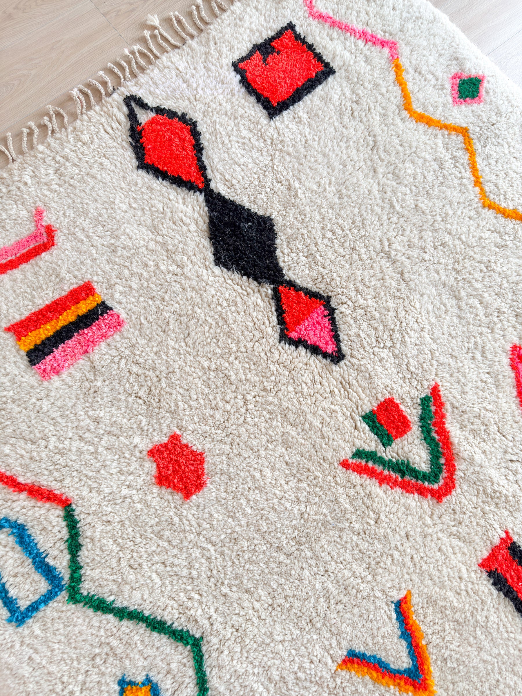 Tapis berbère coloré 188 x 280 cm - n°2155
