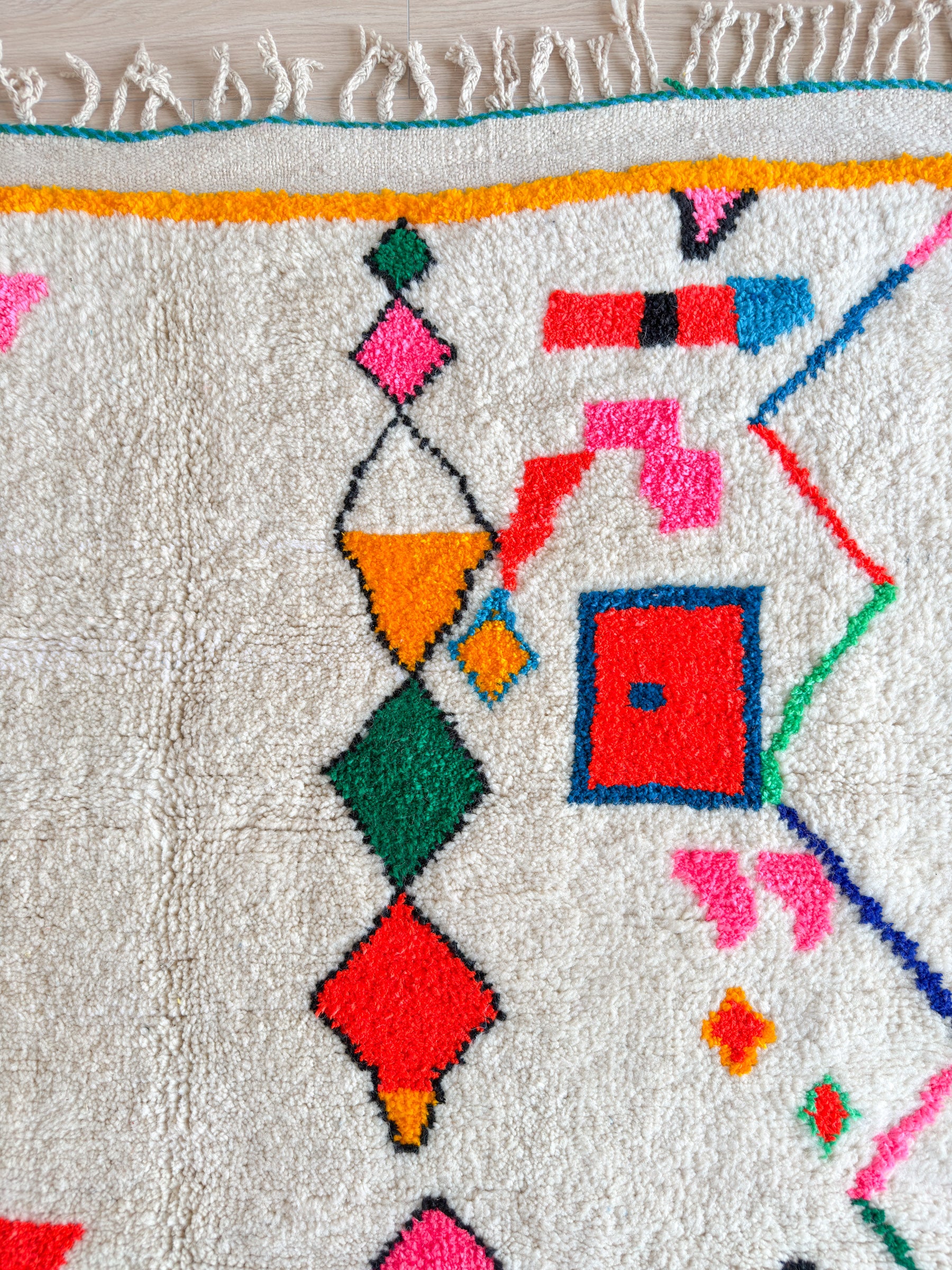 Tapis berbère coloré 149 x 274 cm - n°2131
