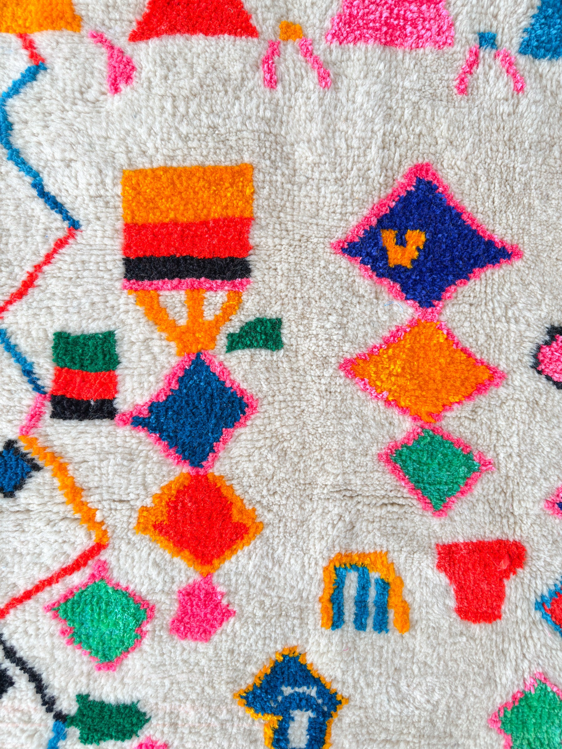 Tapis berbère coloré 149 x 274 cm - n°2131