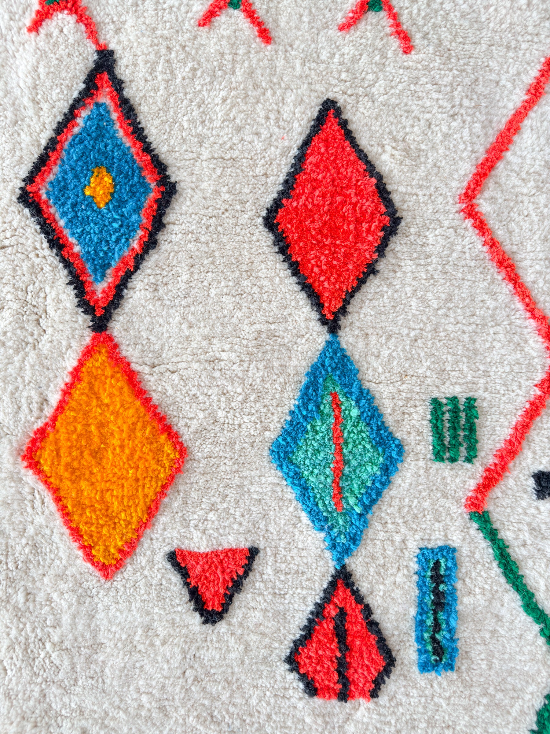 Tapis berbère coloré 150 x 269 cm - n°2124
