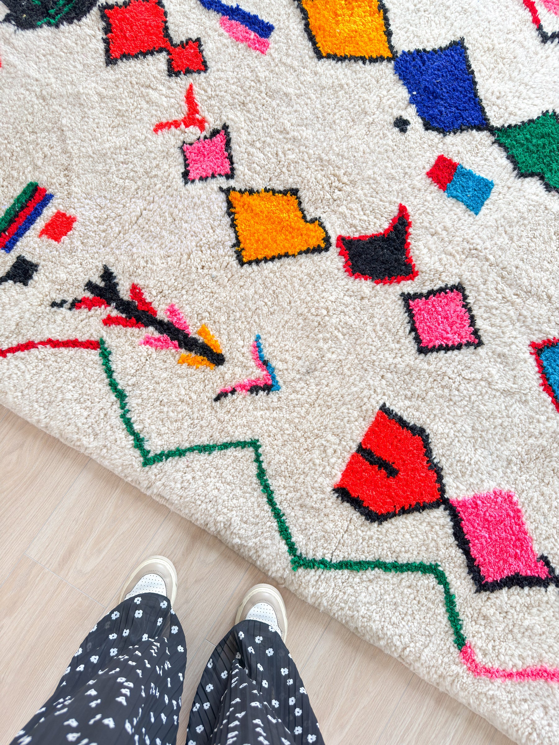 Tapis berbère coloré 159 x 261 cm - n°2197