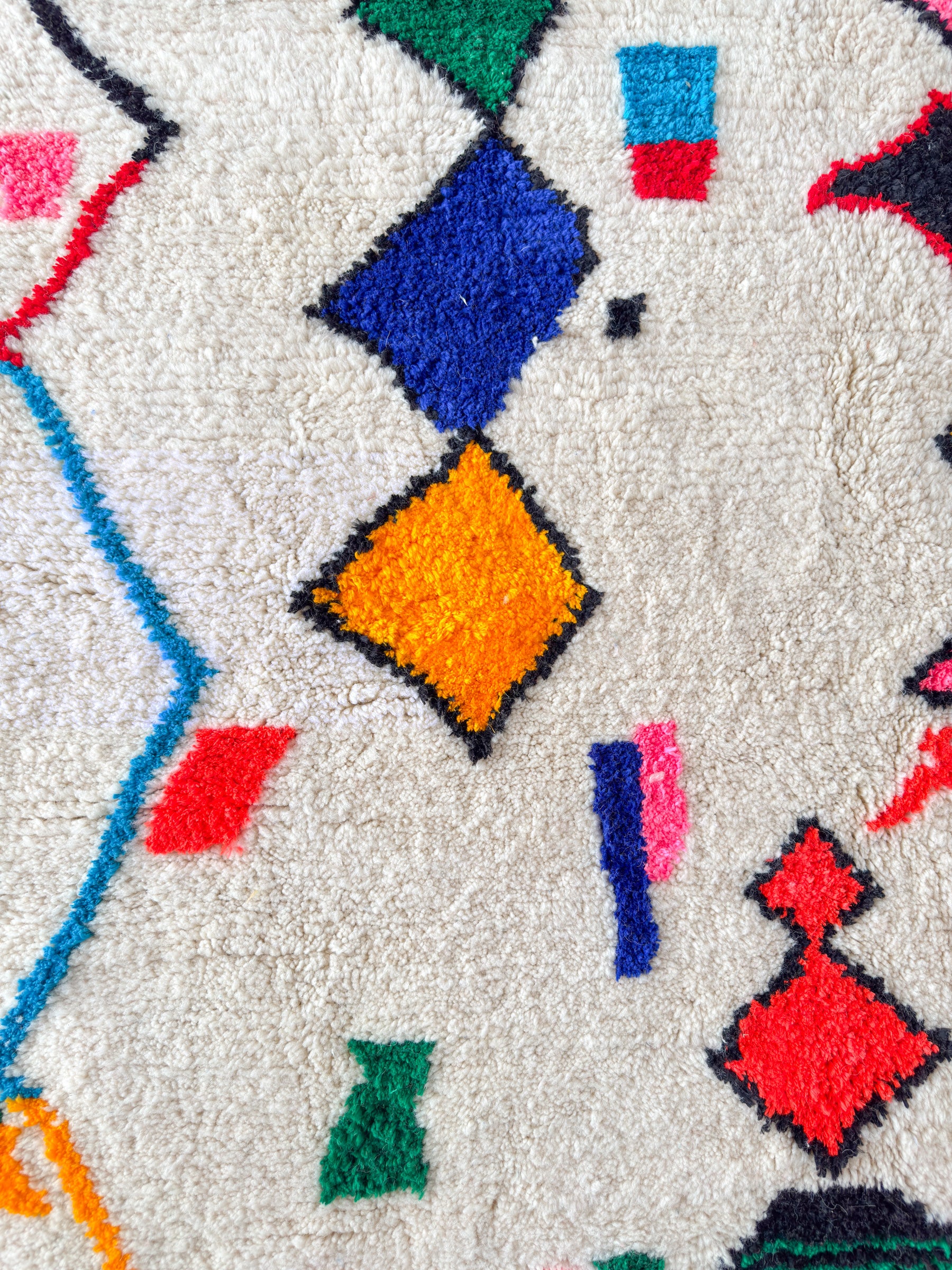 Tapis berbère coloré 159 x 261 cm - n°2197