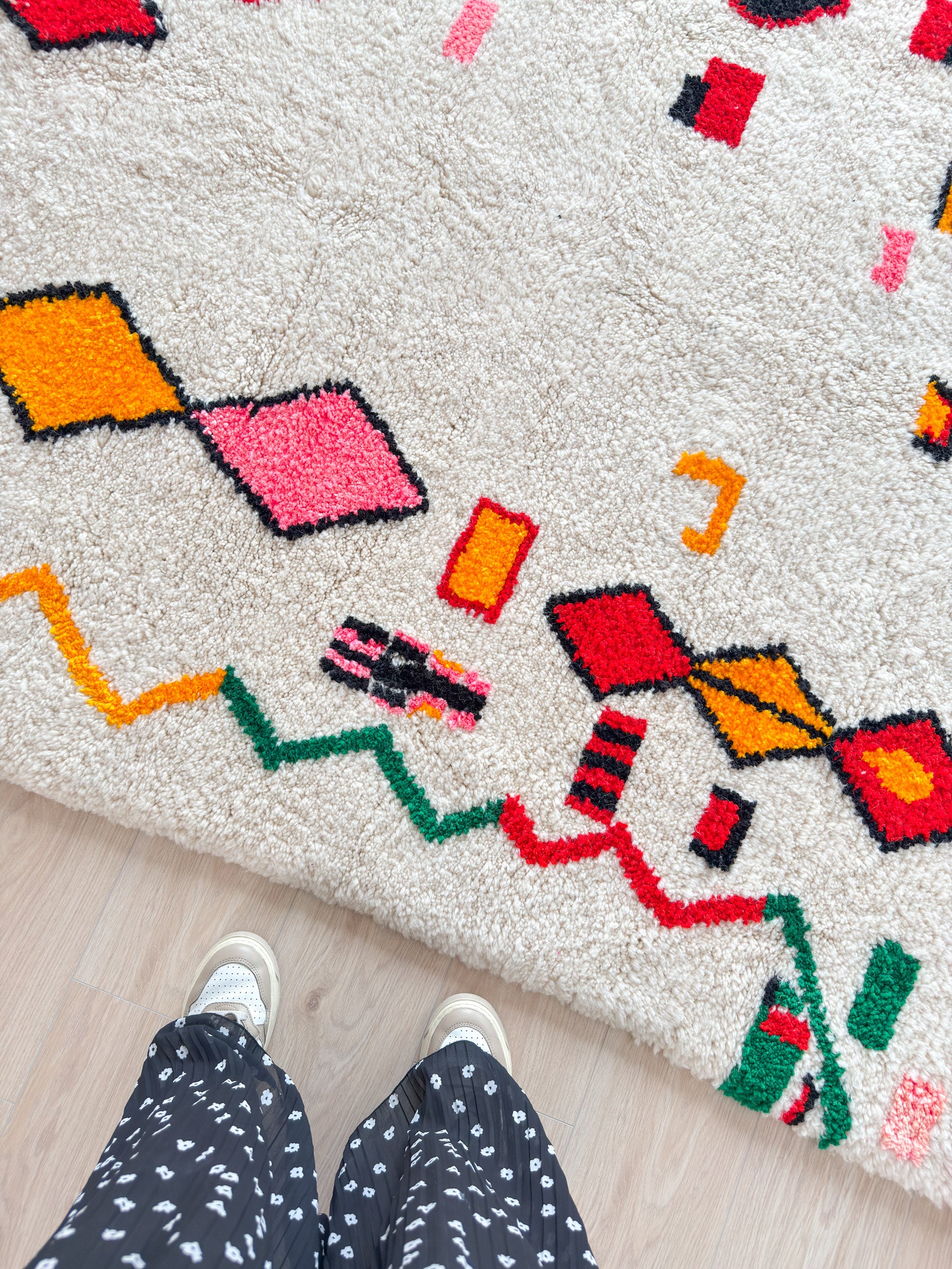 Tapis berbère coloré 168 x 263 cm - n°2146