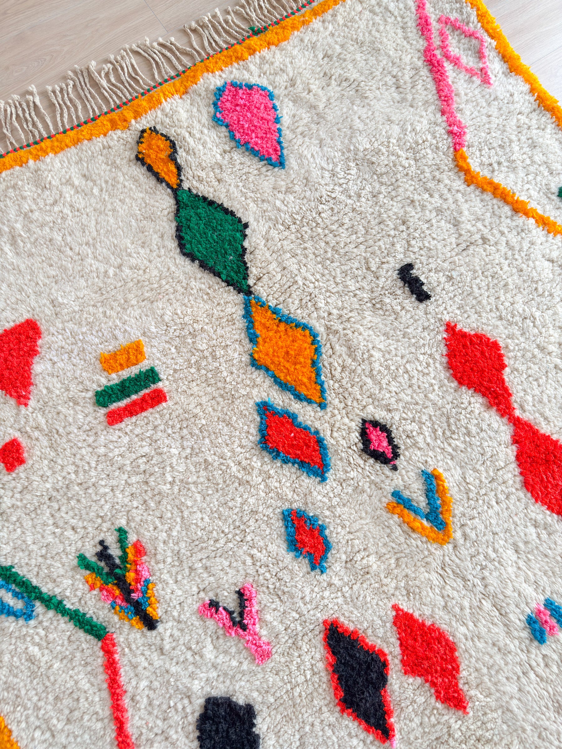 Colorful Berber rug 192 x 306 cm - no. 2137