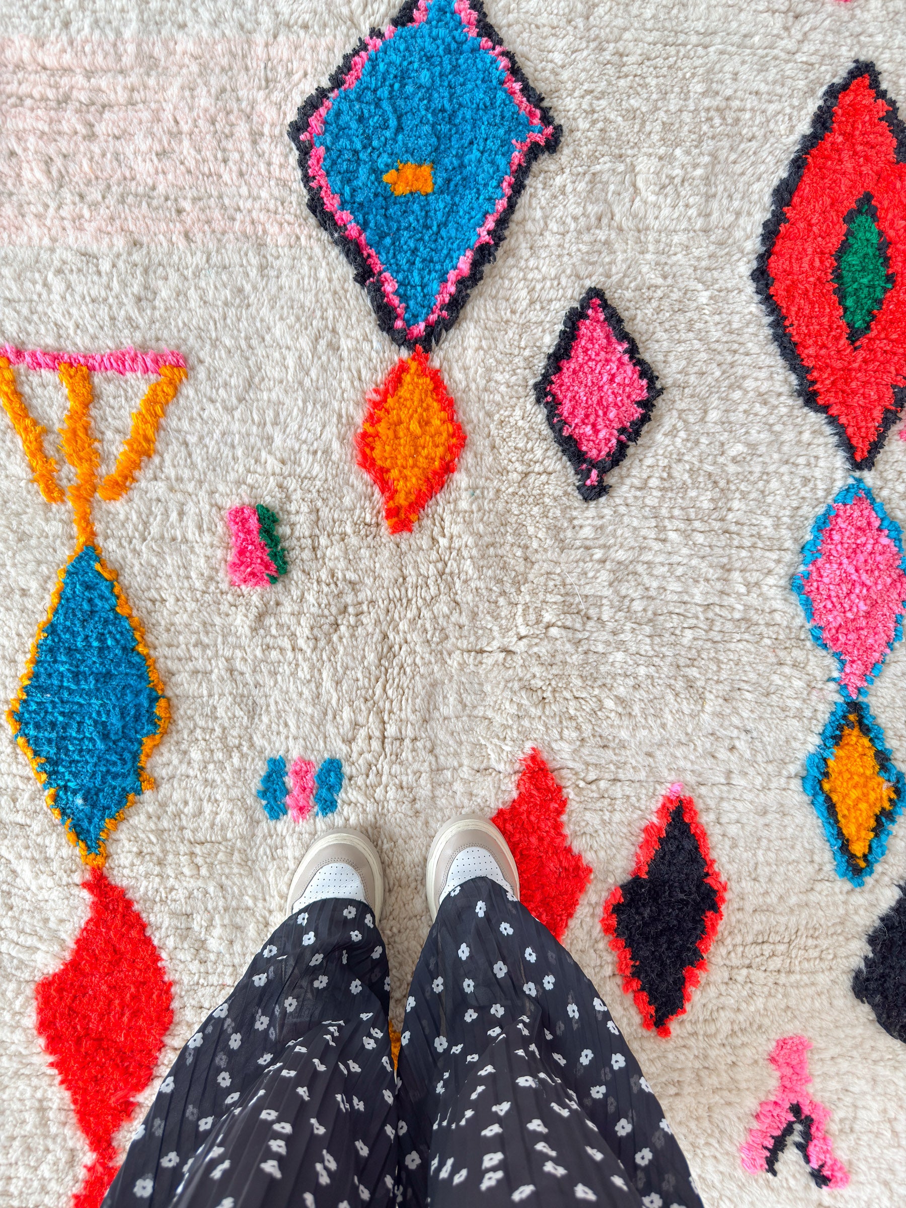 Colorful Berber rug 192 x 306 cm - no. 2137