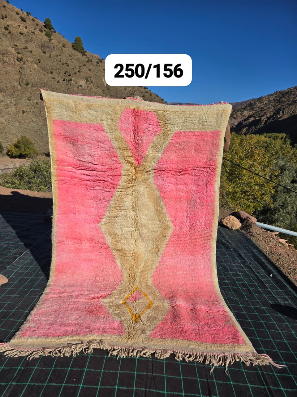 Tapis Beni Ouarain 158 x 260 cm - n°2498