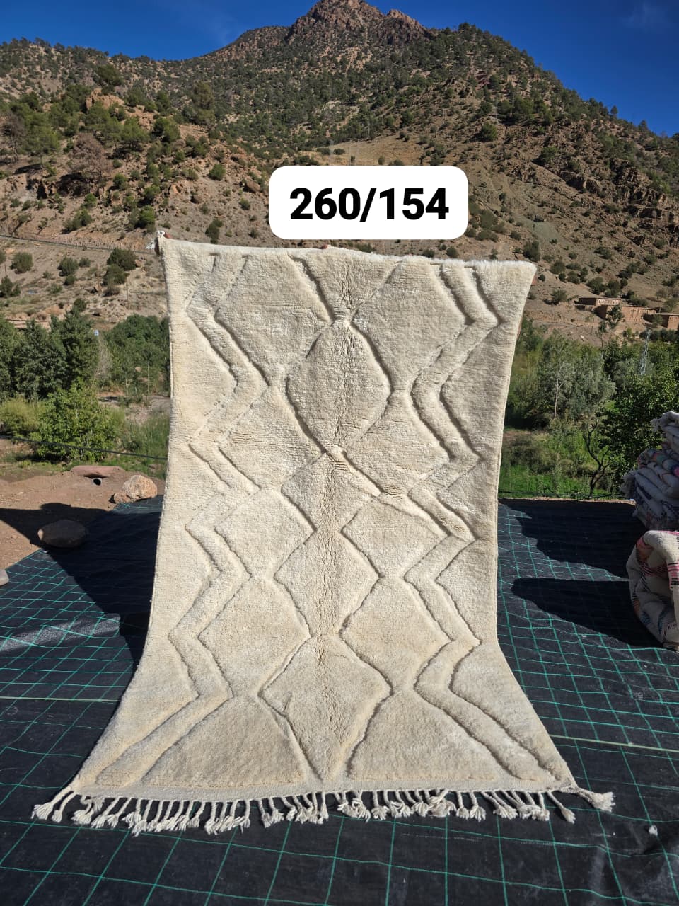 Tapis Beni Ouarain 155 x 276 cm - n°2503