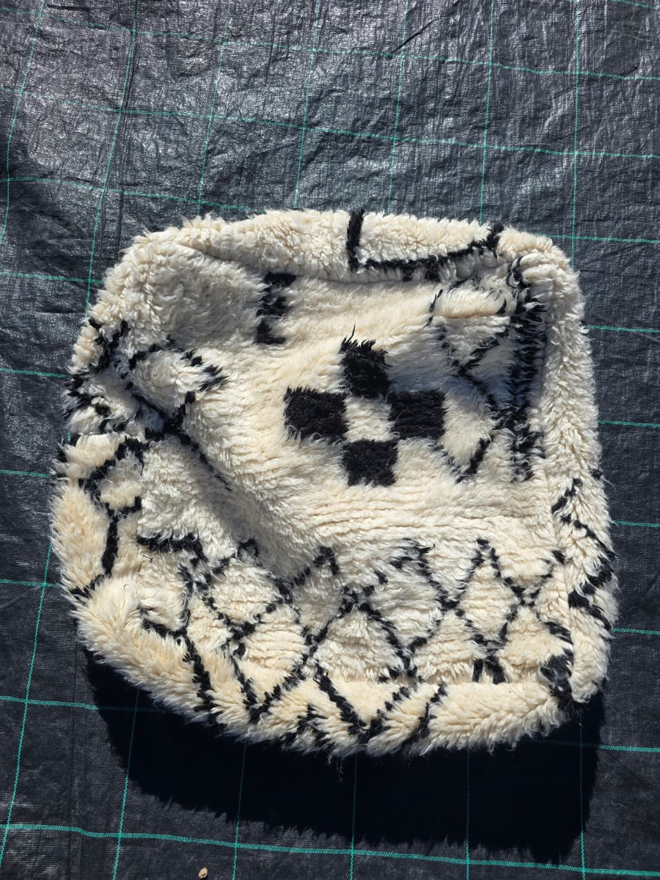 Pouf Marocain, pouf berbère coloré - 60 x 60 cm - n°132