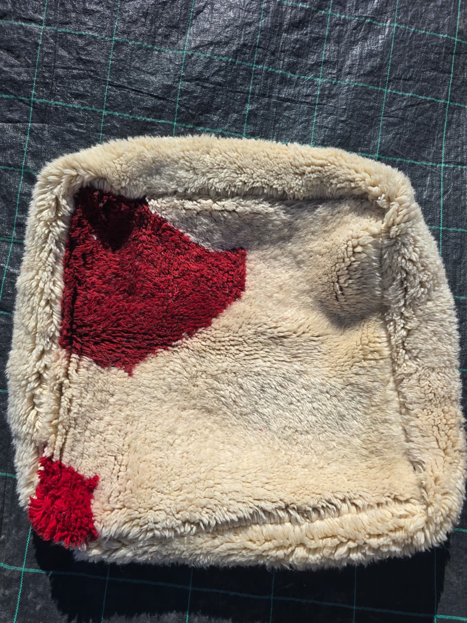 Pouf Marocain, pouf berbère coloré - 60 x 60 cm - n°110