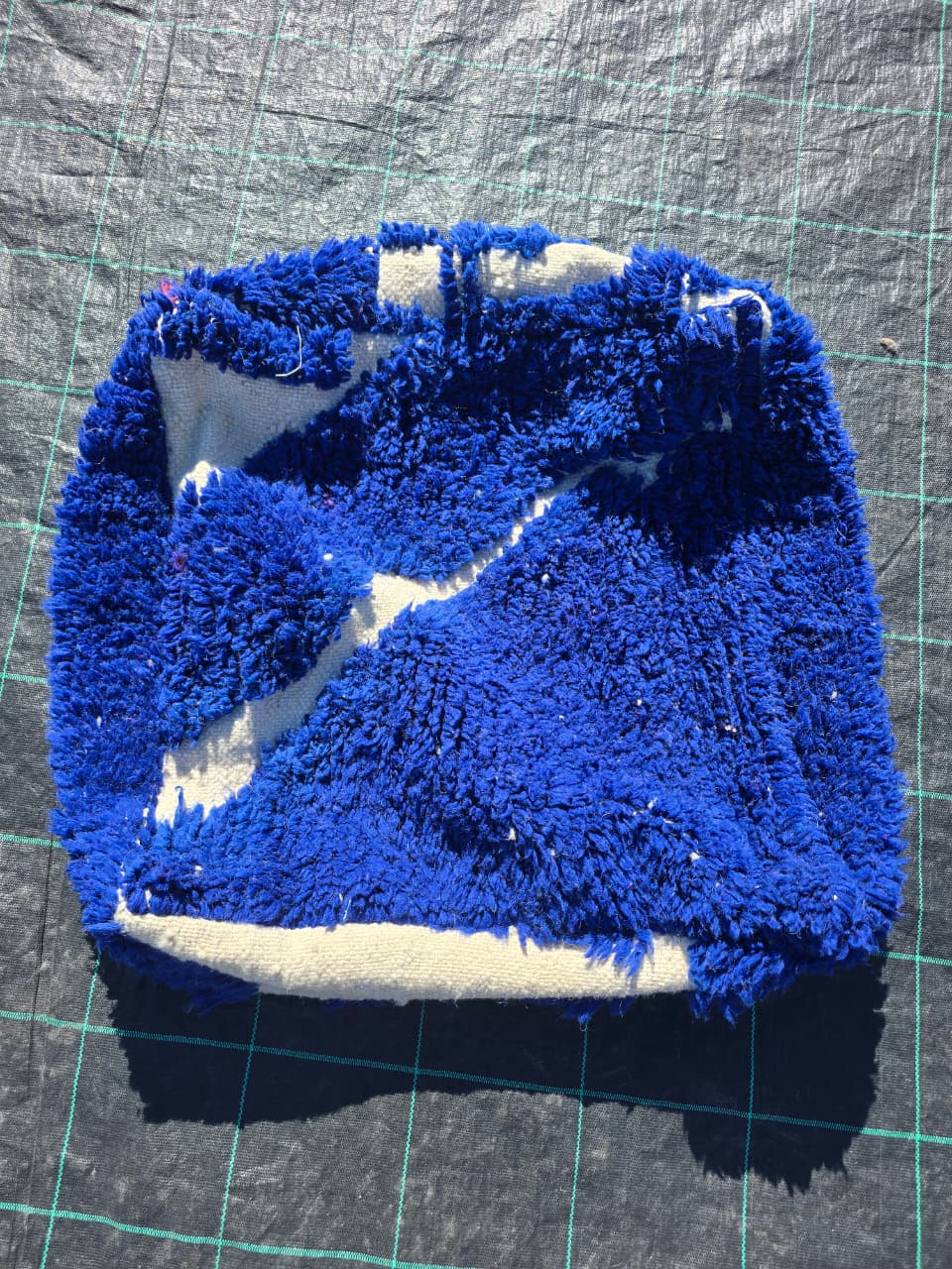 Pouf Marocain, pouf berbère coloré - 60 x 60 cm - n°108