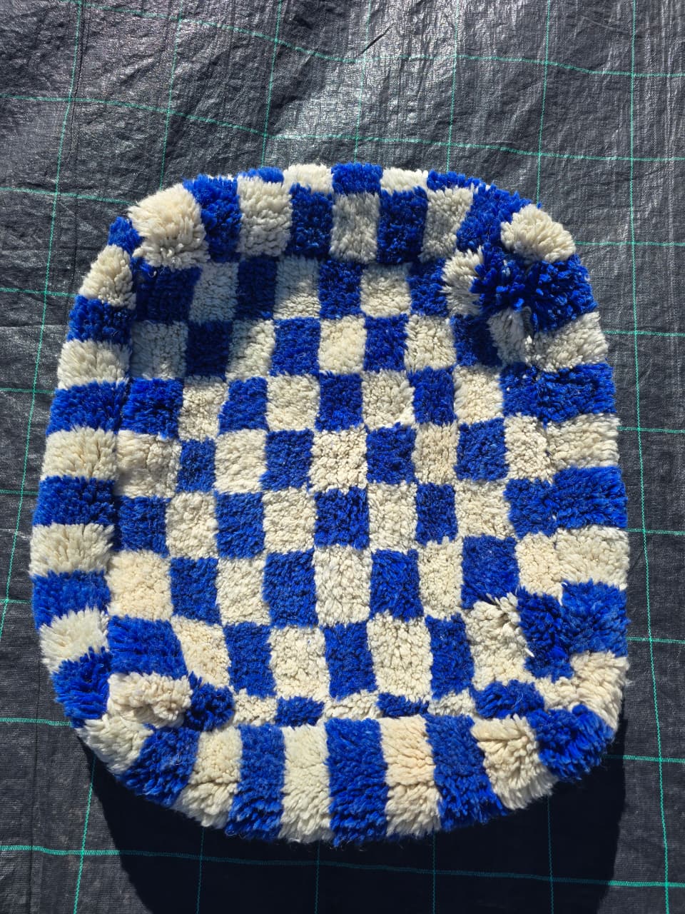 Pouf Marocain, pouf berbère coloré - 60 x 60 cm - n°119