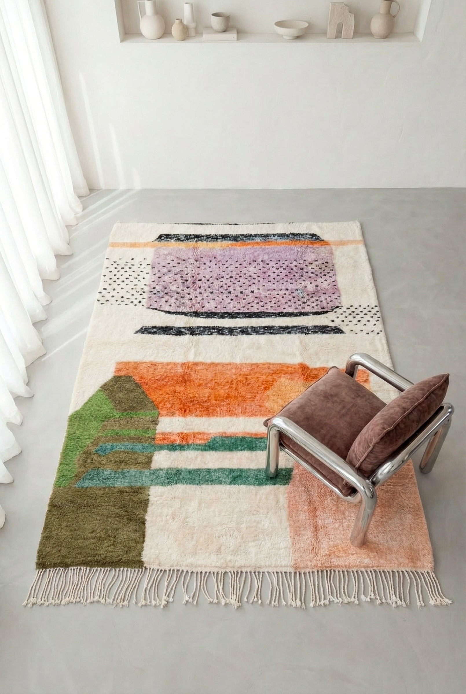 Tapis berbère M'rirt- n°532