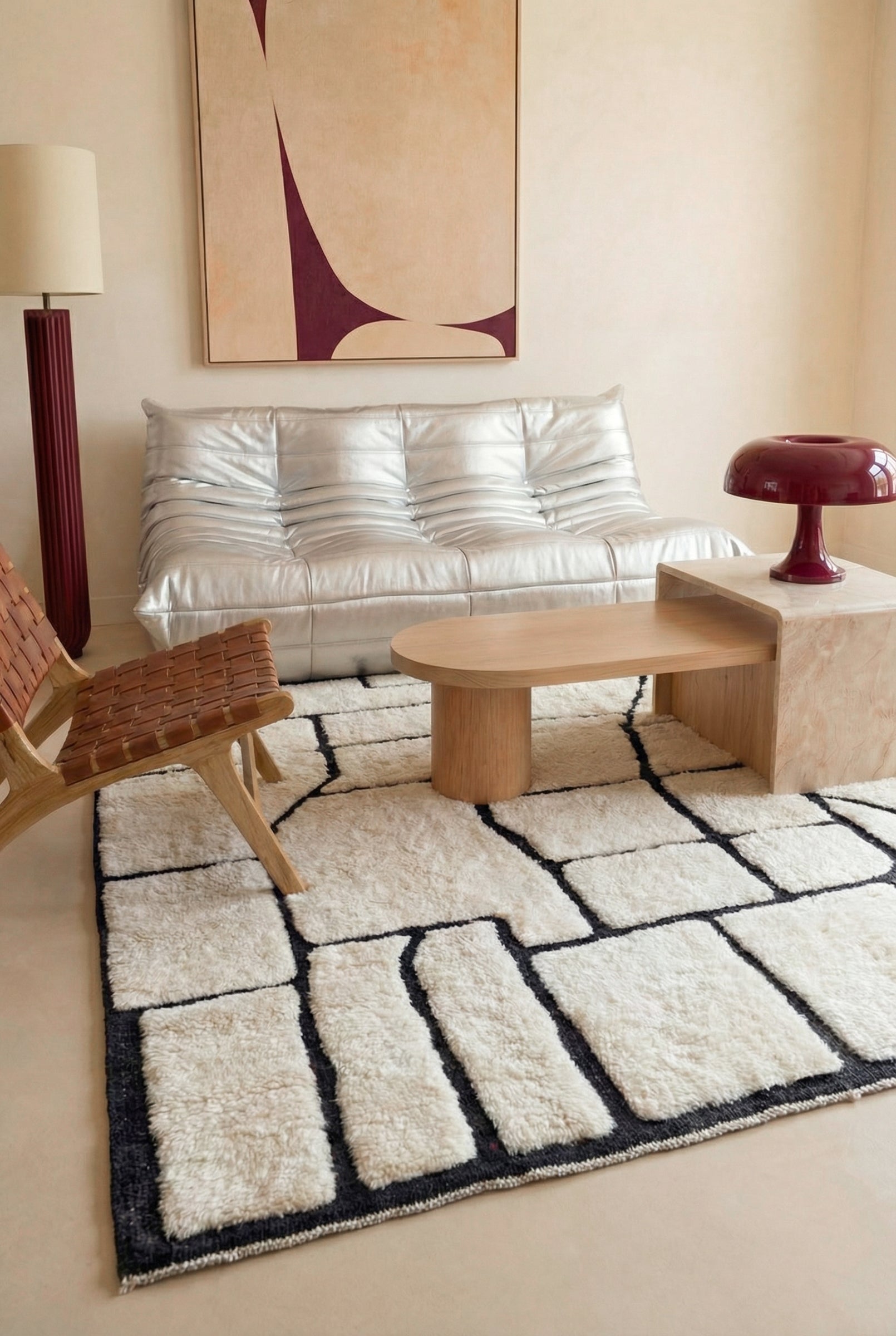 Tapis berbère M'rirt - n°3005